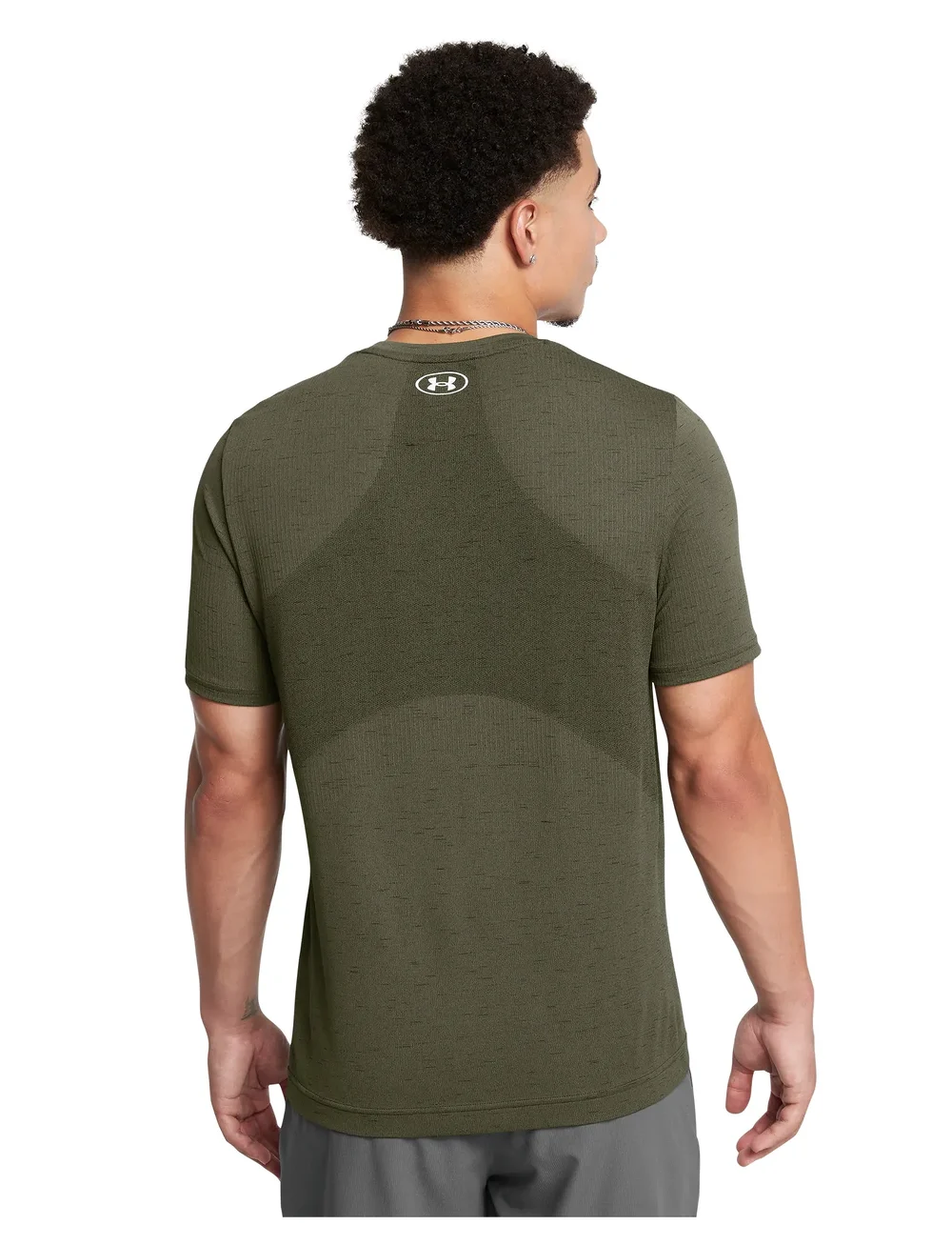 Under Armour - Vanish Seamless SS - t-shirts - marine od green - 3