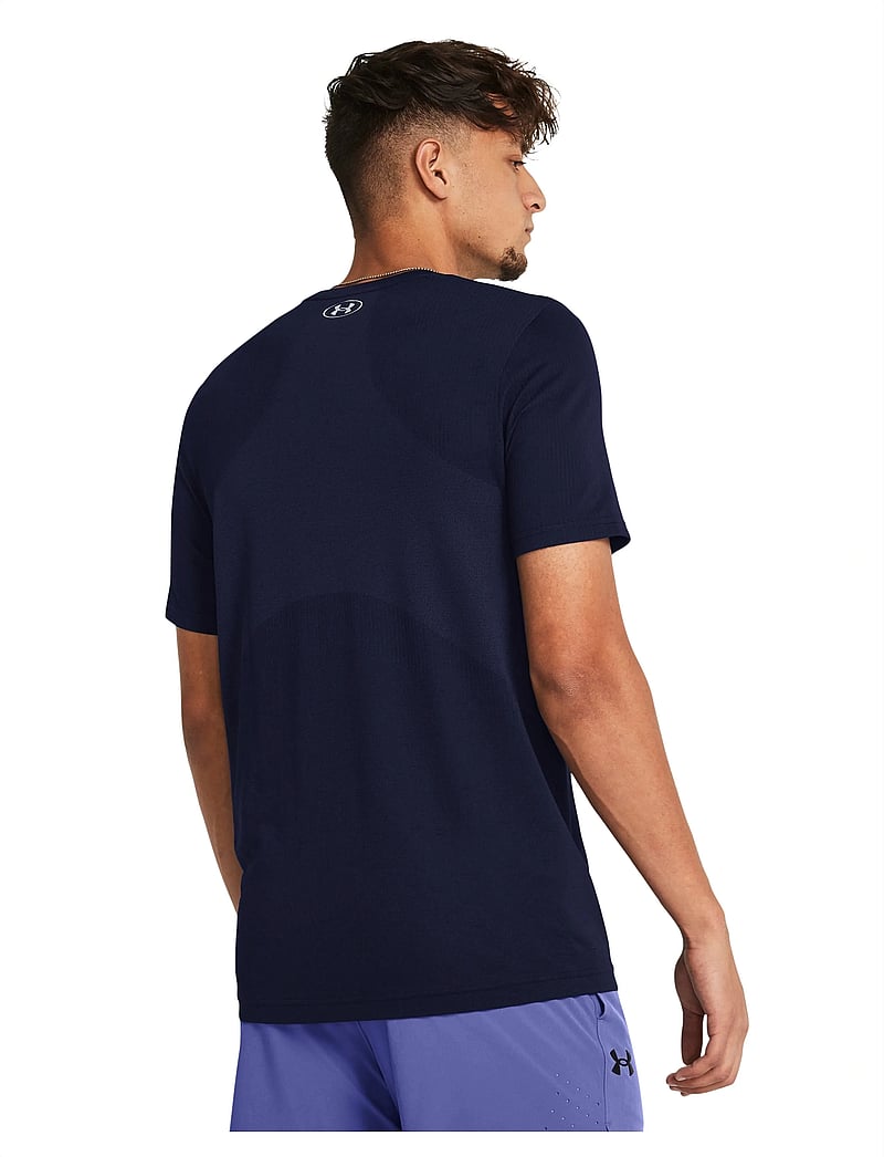 Under Armour - Vanish Seamless SS - t-shirts - midnight navy - 3