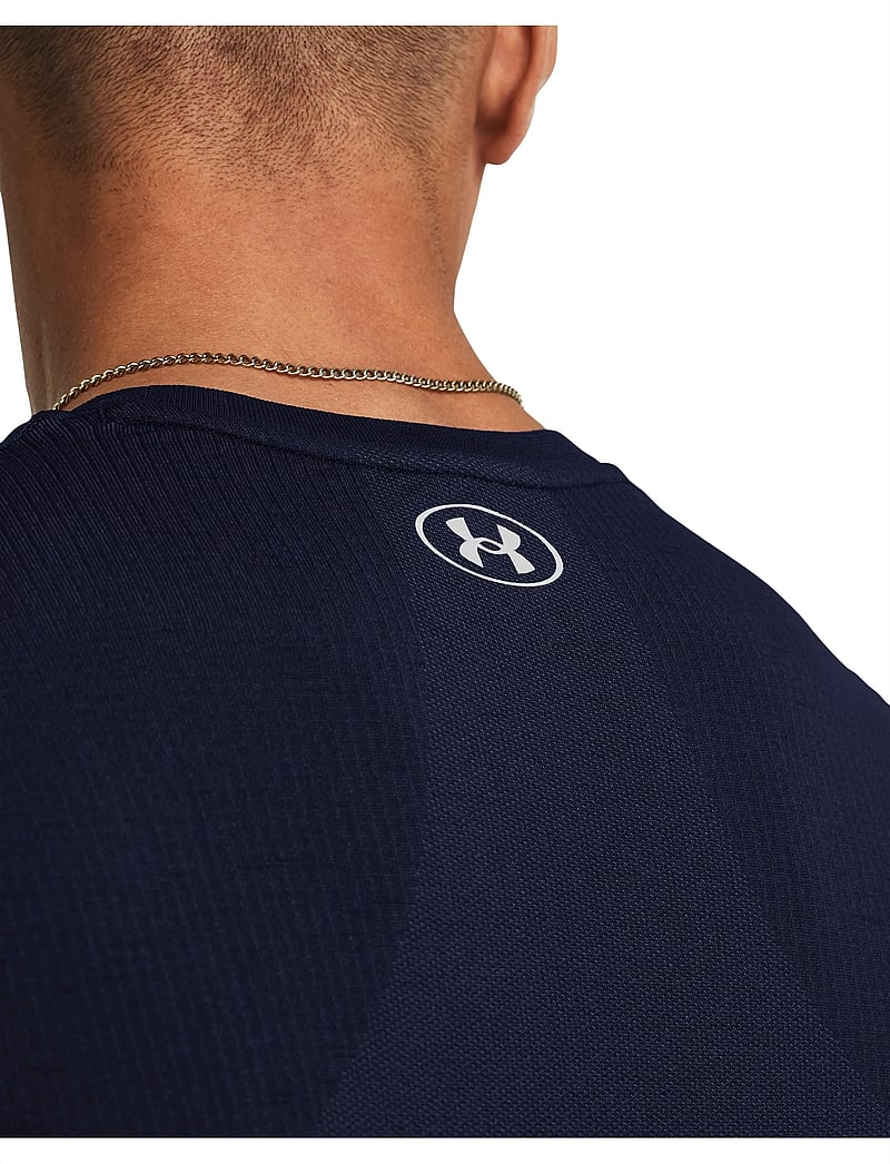 Under Armour - Vanish Seamless SS - t-shirts - midnight navy - 4