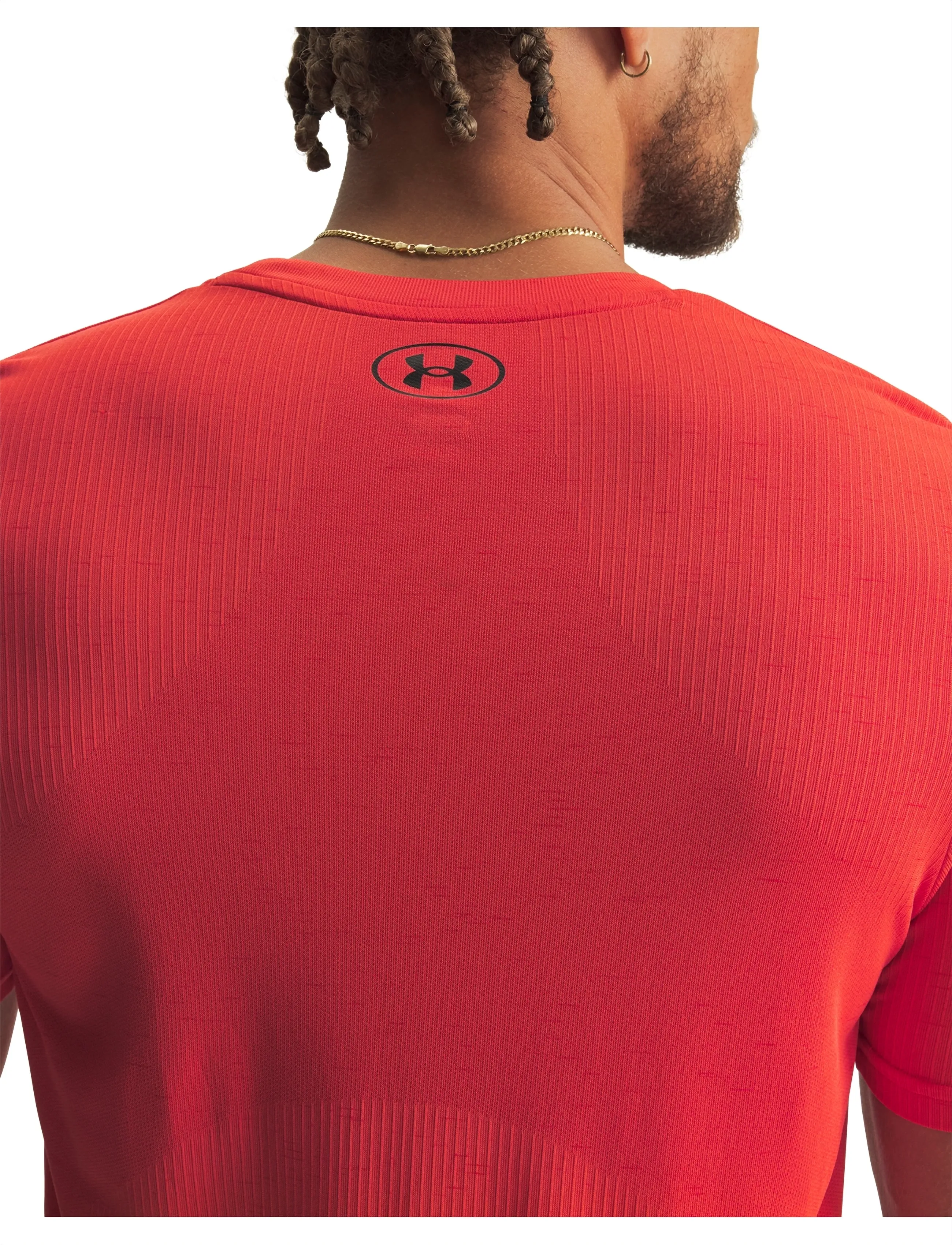 Under Armour - Vanish Seamless SS - t-shirts - venom red - 4