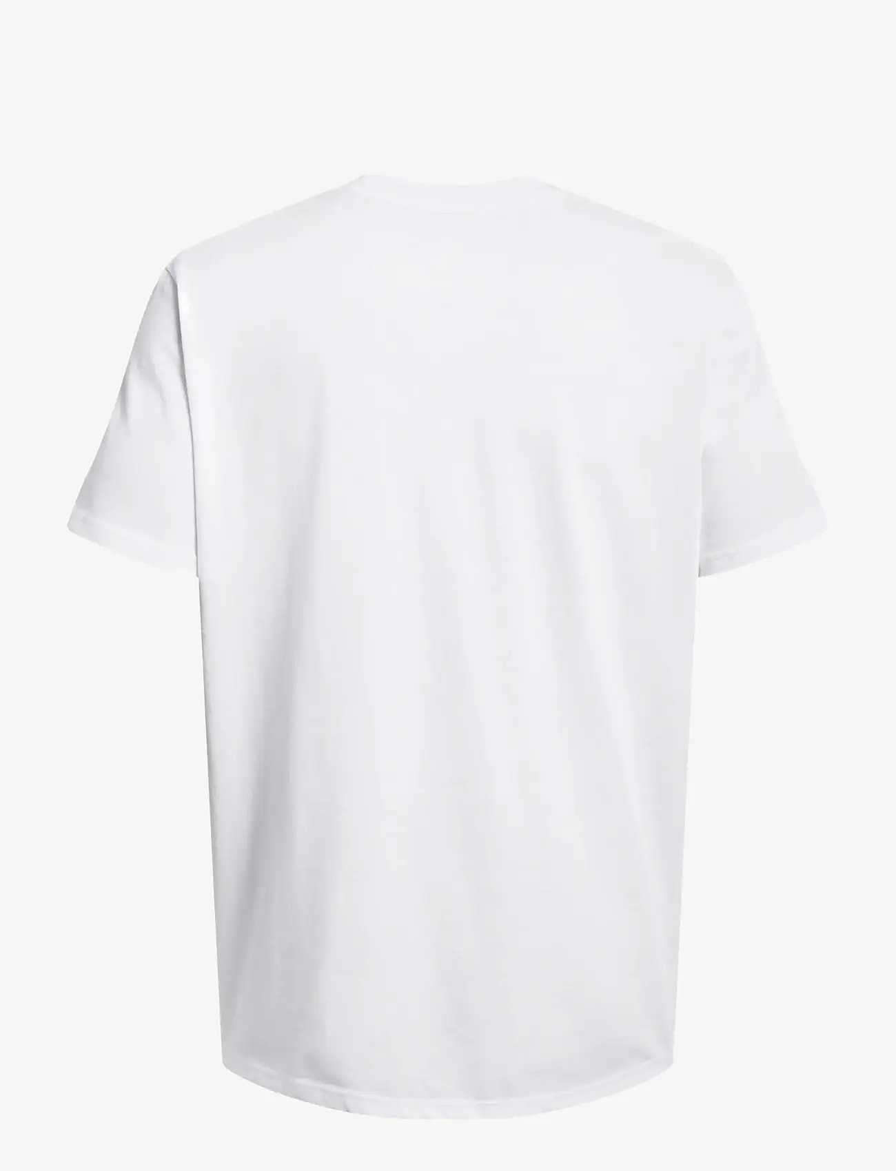 Under Armour - UA HW ARMOUR LABEL SS - t-särgid - white - 2