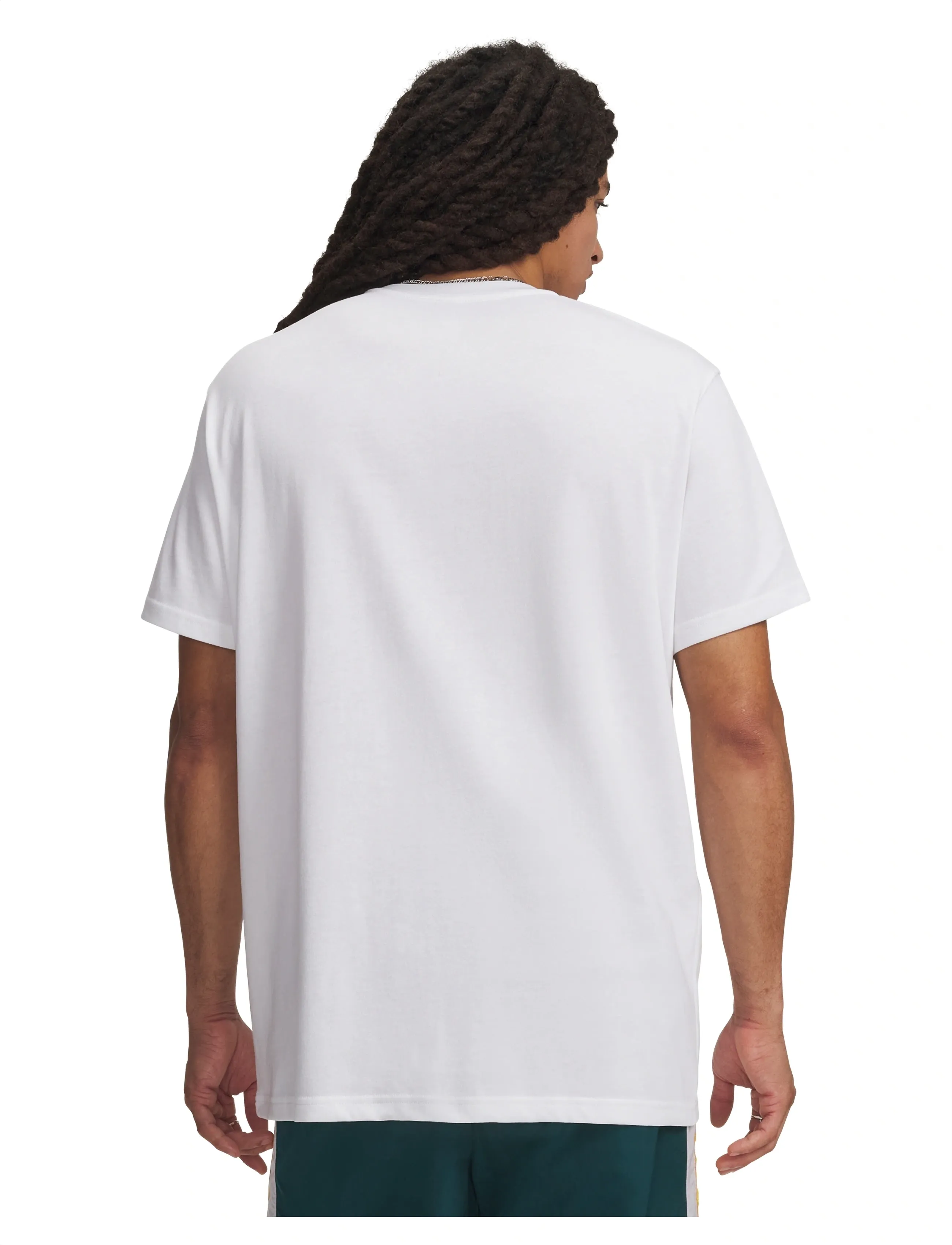Under Armour - UA HW ARMOUR LABEL SS - t-särgid - white - 3