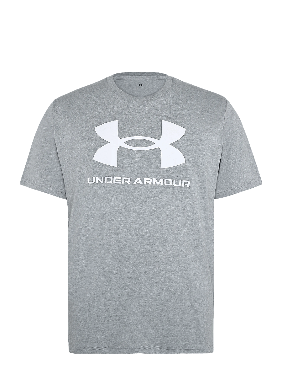 Under Armour - UA SPORTSTYLE LOGO UPDATE SS - t-särgid - steel light heather - 1