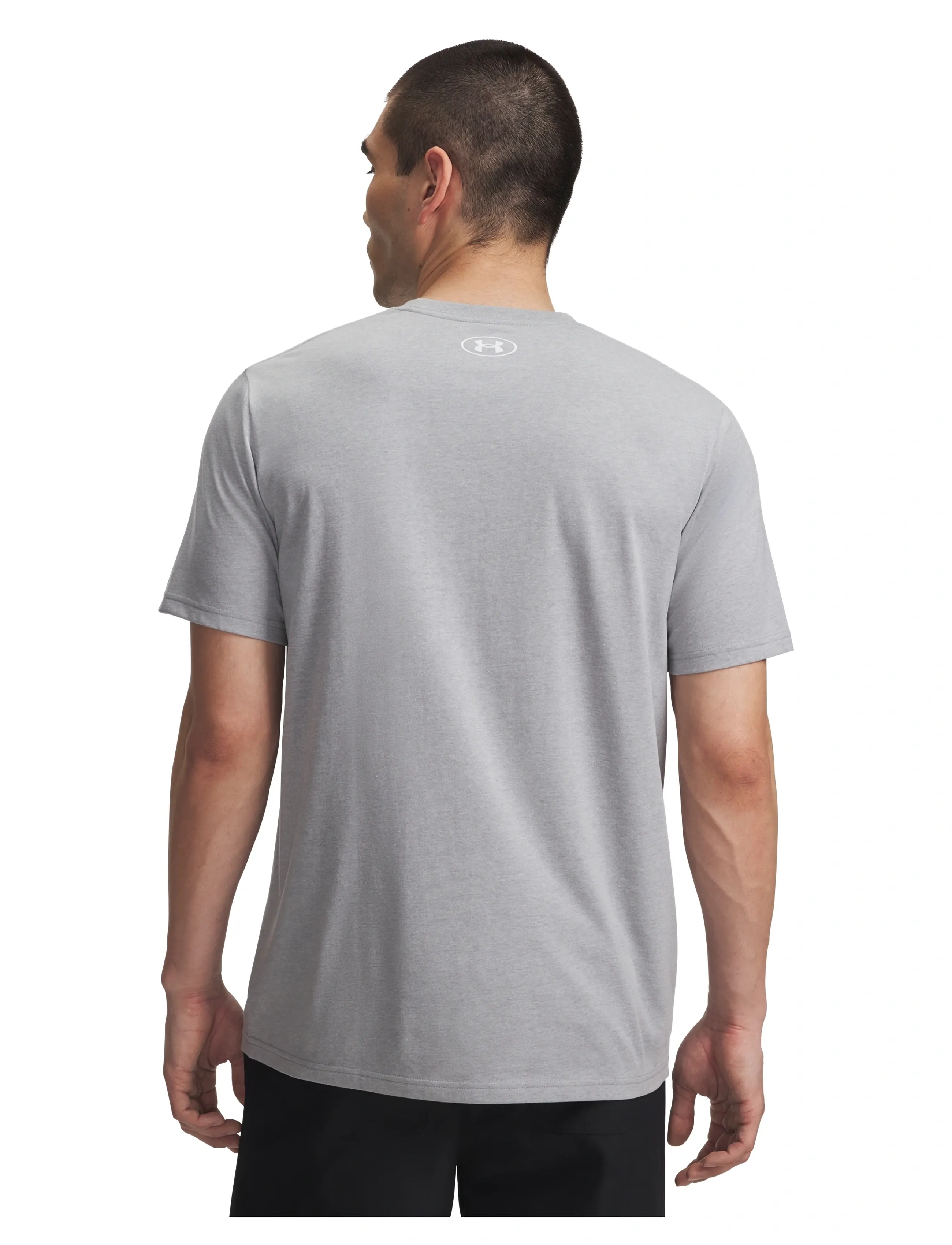 Under Armour - UA SPORTSTYLE LOGO UPDATE SS - t-shirts - steel light heather - 3