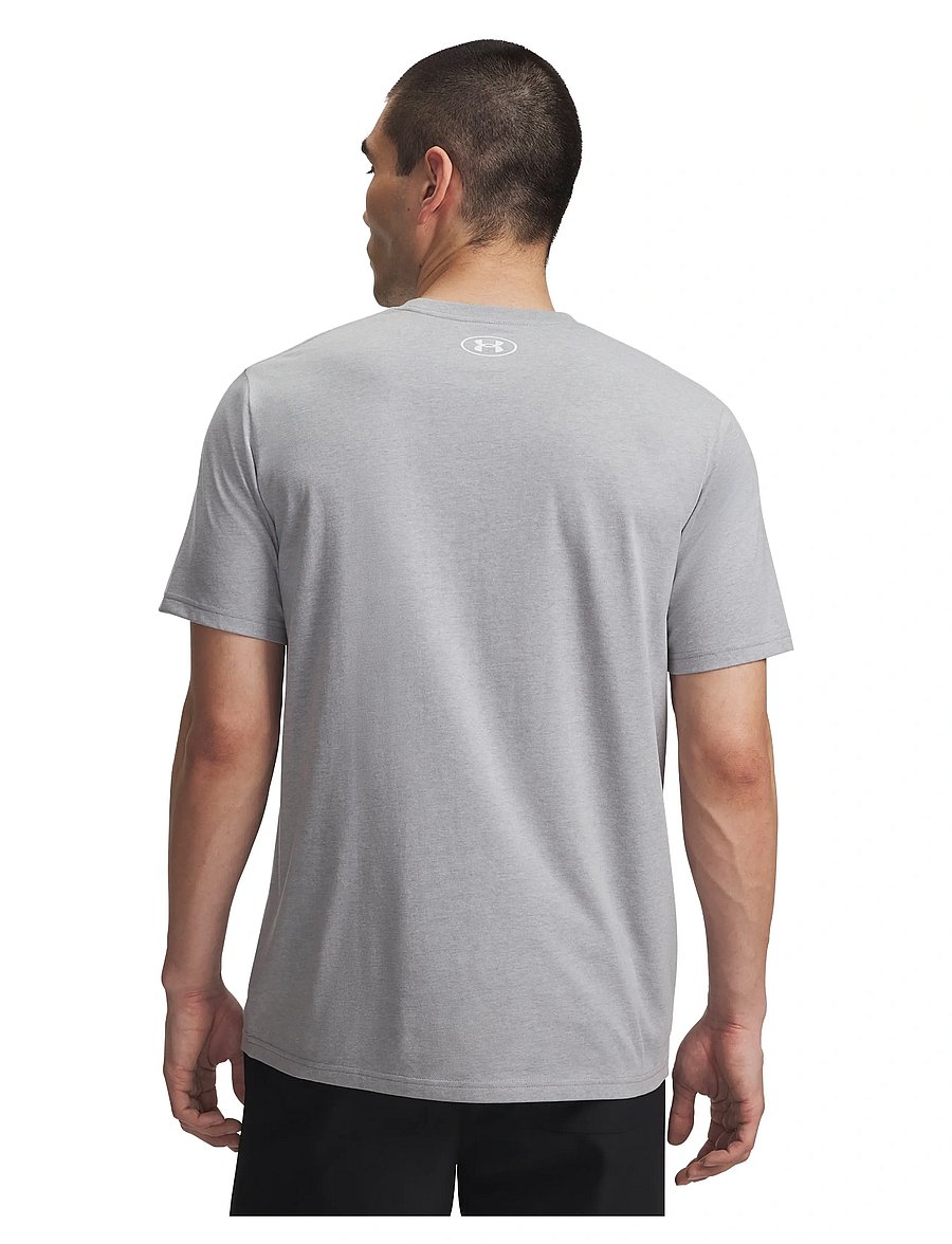 Under Armour - UA SPORTSTYLE LOGO UPDATE SS - t-särgid - steel light heather - 3