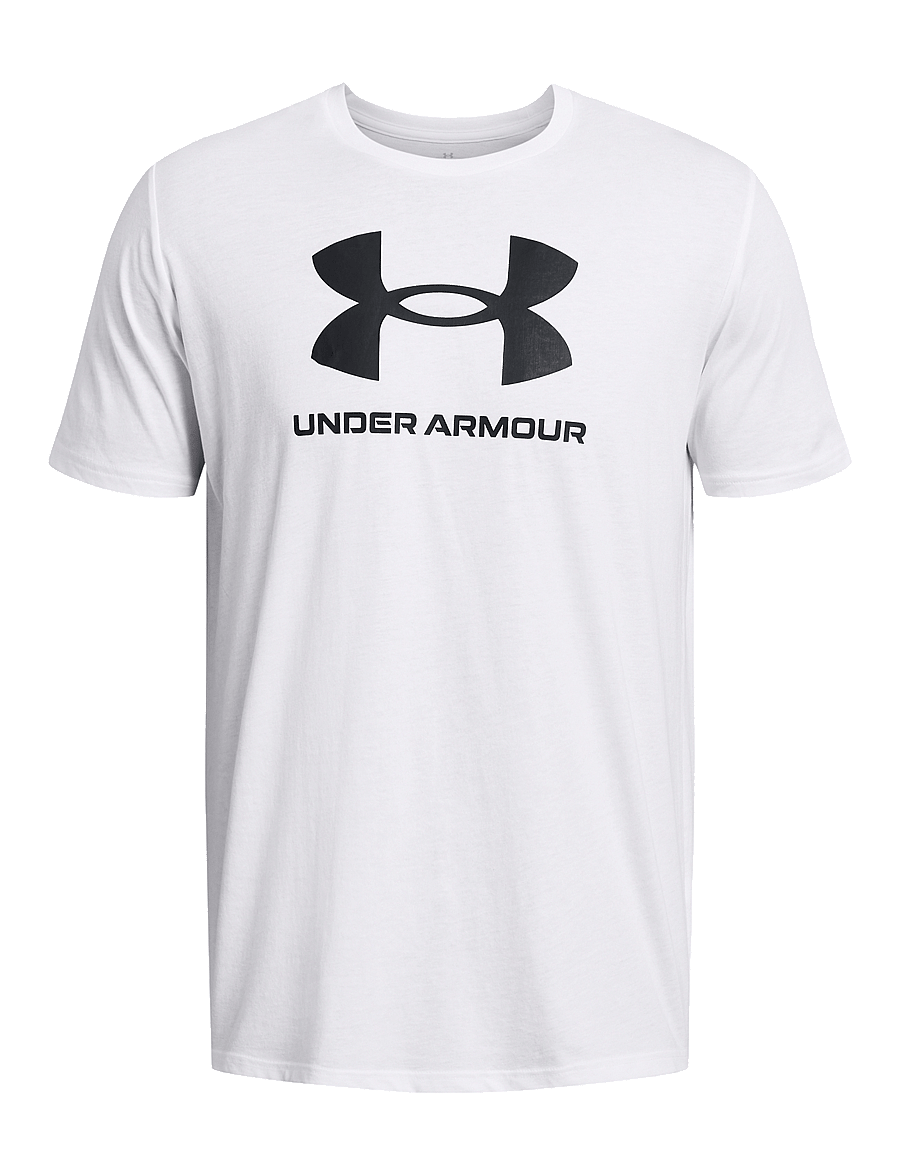 Under Armour - UA SPORTSTYLE LOGO UPDATE SS - t-shirts - white - 1