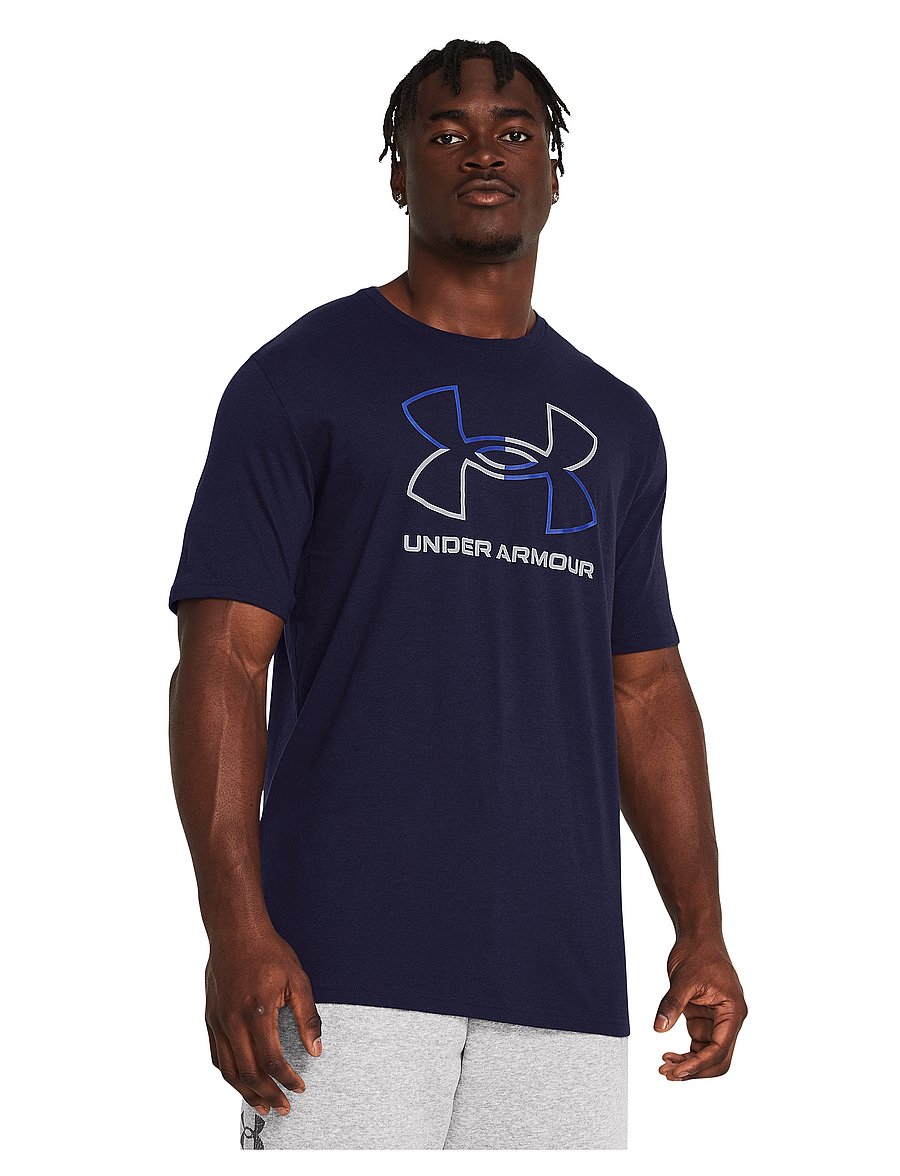 Under Armour - UA GL FOUNDATION UPDATE SS - t-shirts - midnight navy - 0