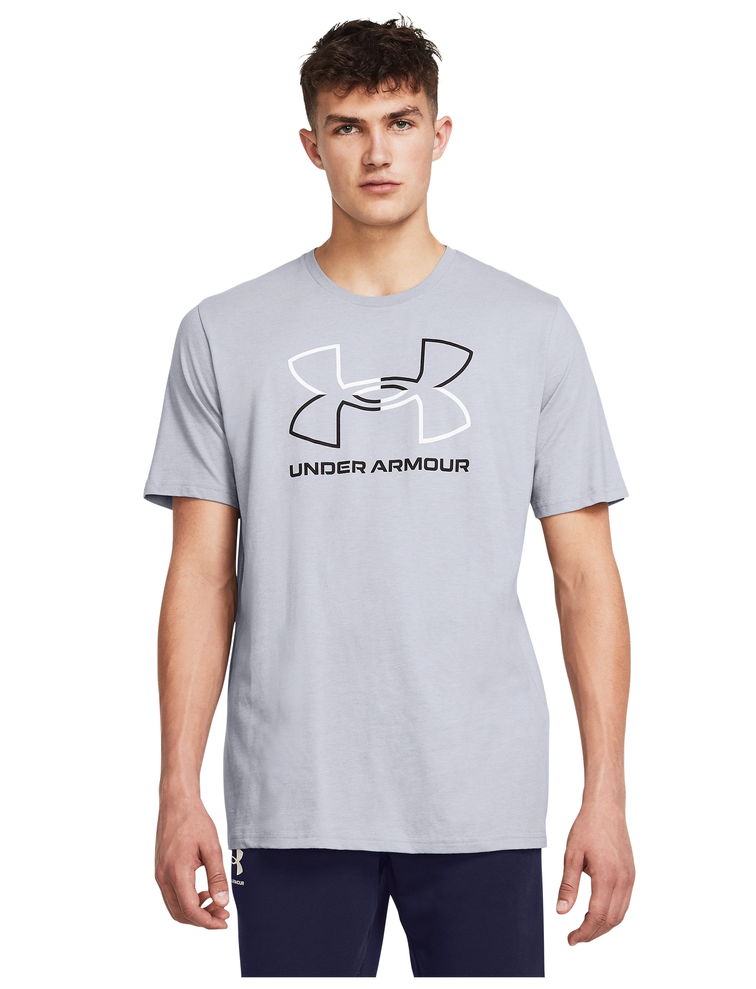 Under Armour UA GL FOUNDATION UPDATE SS - T-Shirts - MOD GRAY MEDIUM HEATHER / grey
