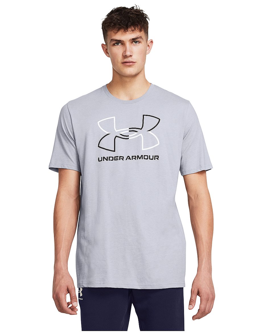 Under Armour - UA GL FOUNDATION UPDATE SS - t-shirts - mod gray medium heather - 0