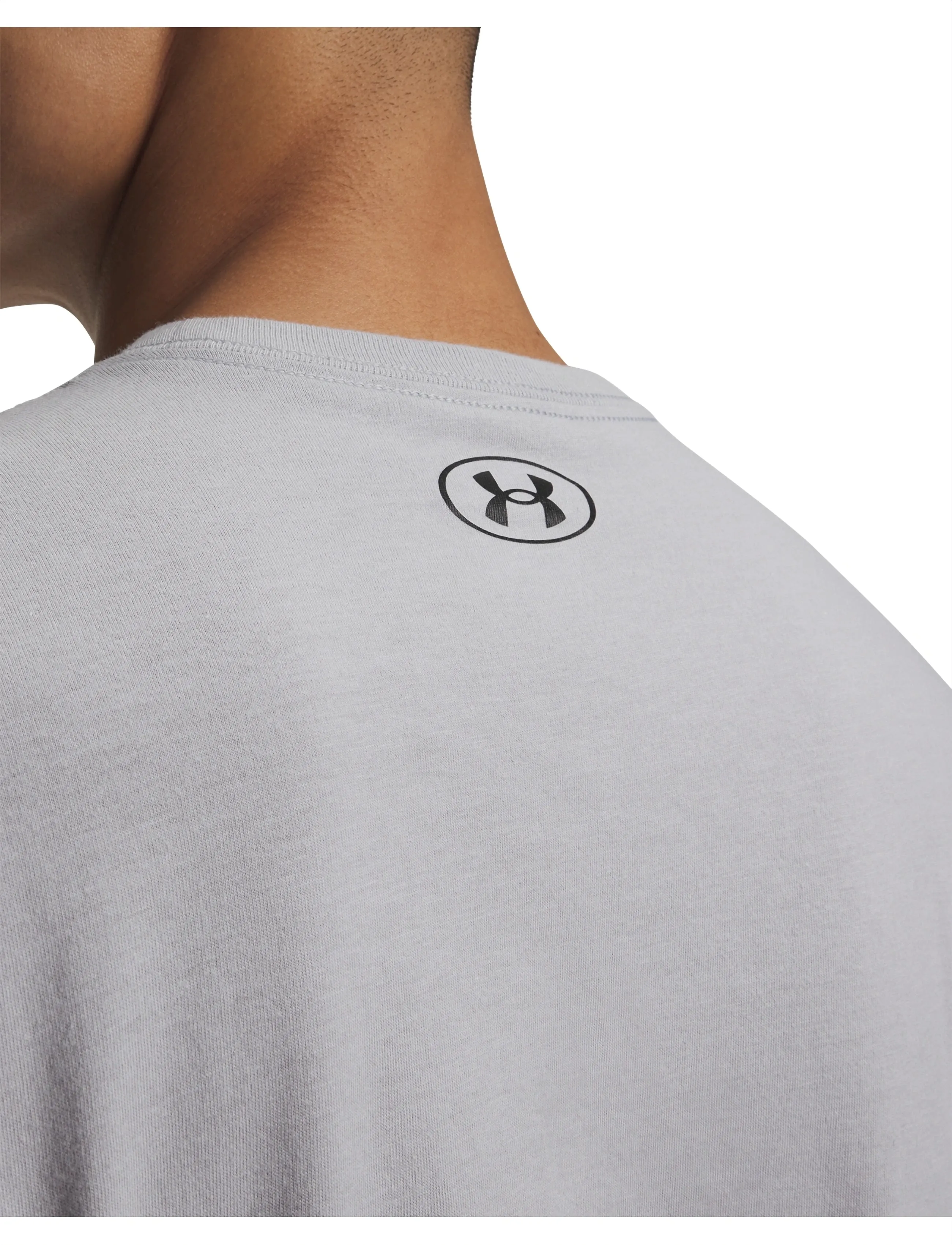 Under Armour - UA GL FOUNDATION UPDATE SS - oberteile & t-shirts - mod gray medium heather - 4