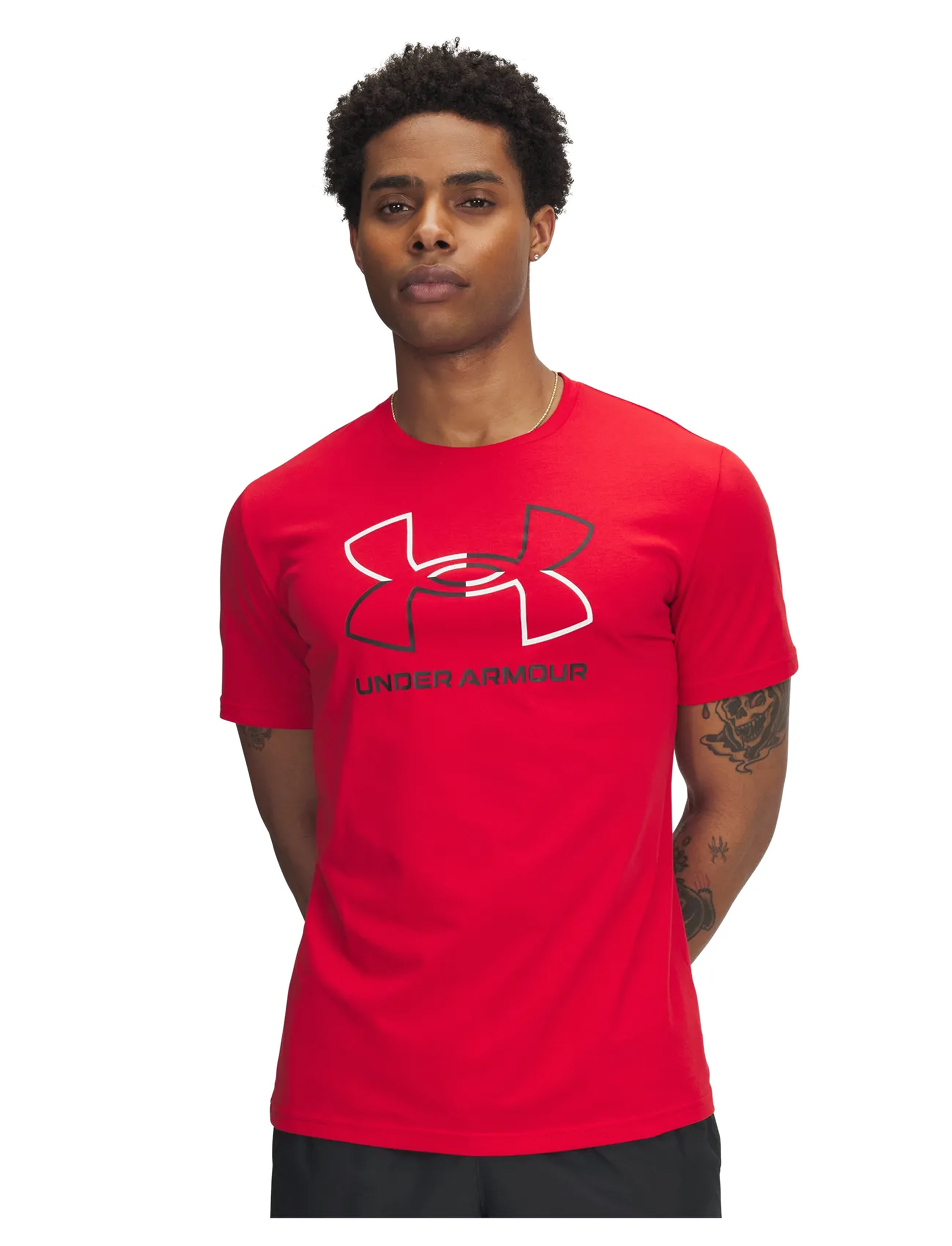 Under Armour Ua Gl Foundation Update Ss, M, T-shirts, Rot - Short-sleeved, Männerswear