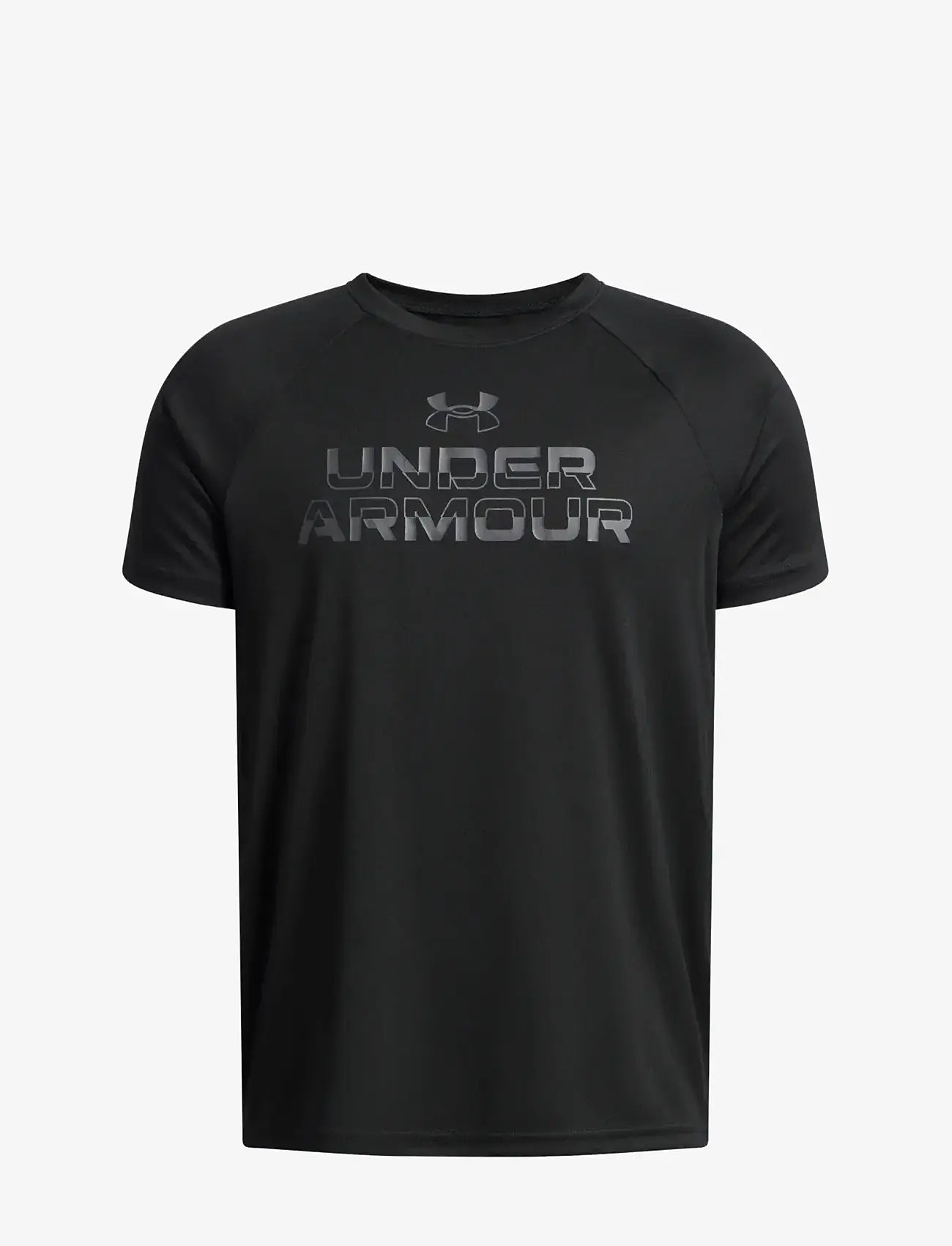 Under Armour - UA Tech Split Wordmark SS - sportoberteile - black - 0