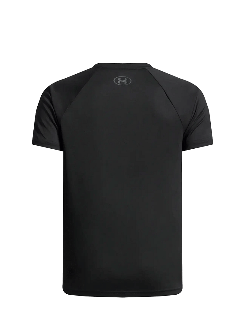 Under Armour - UA Tech Split Wordmark SS - topy sportowe - black - 1