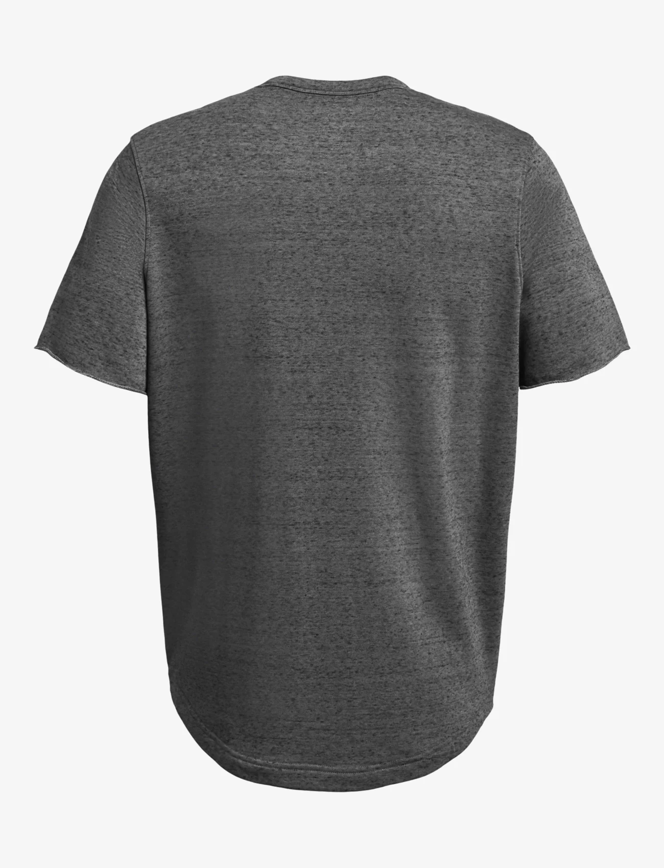 Under Armour - UA Rival Terry SS Colorblock - t-shirts - gray - 1