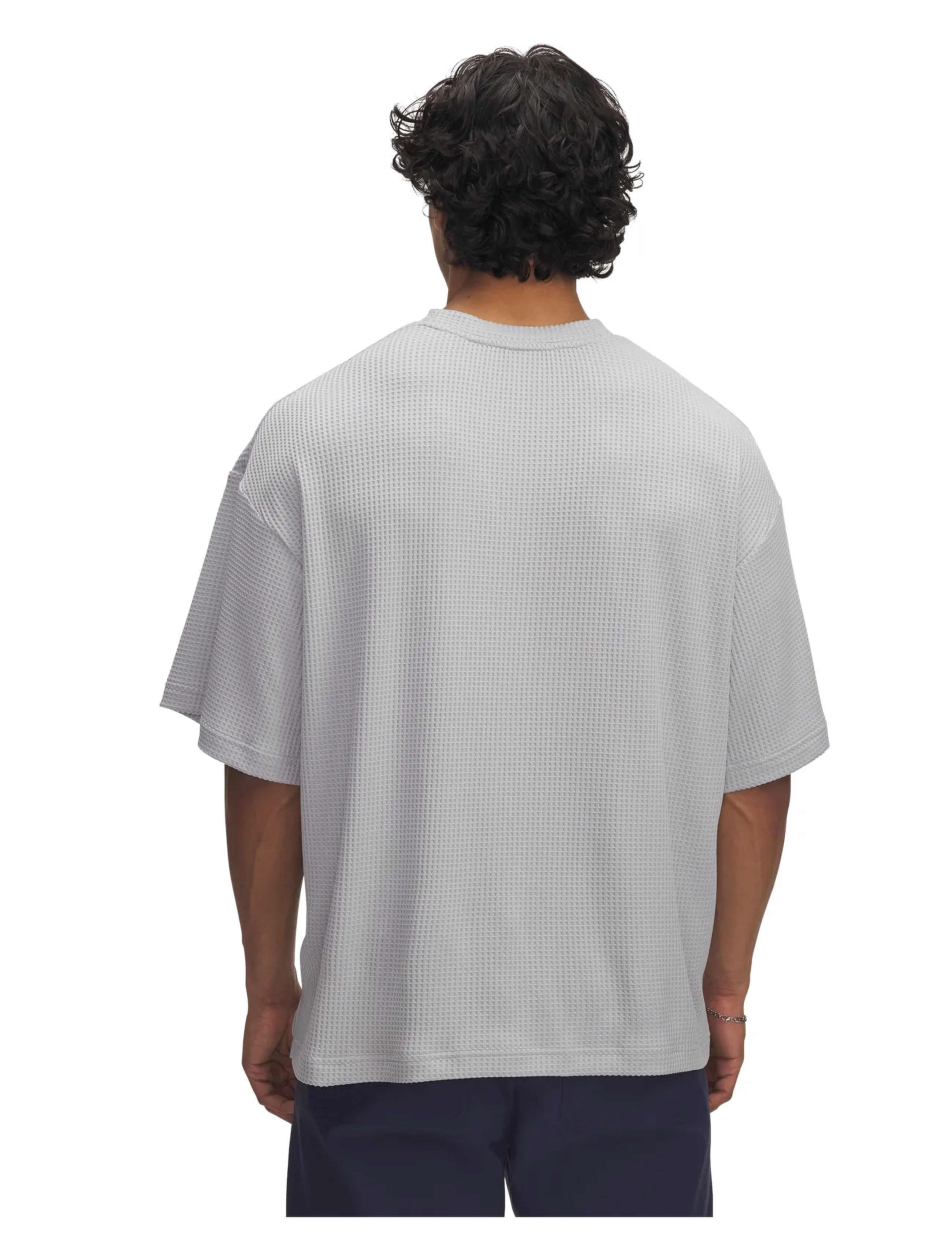 Under Armour - UA Rival Waffle Crew - oberteile & t-shirts - mod gray - 3