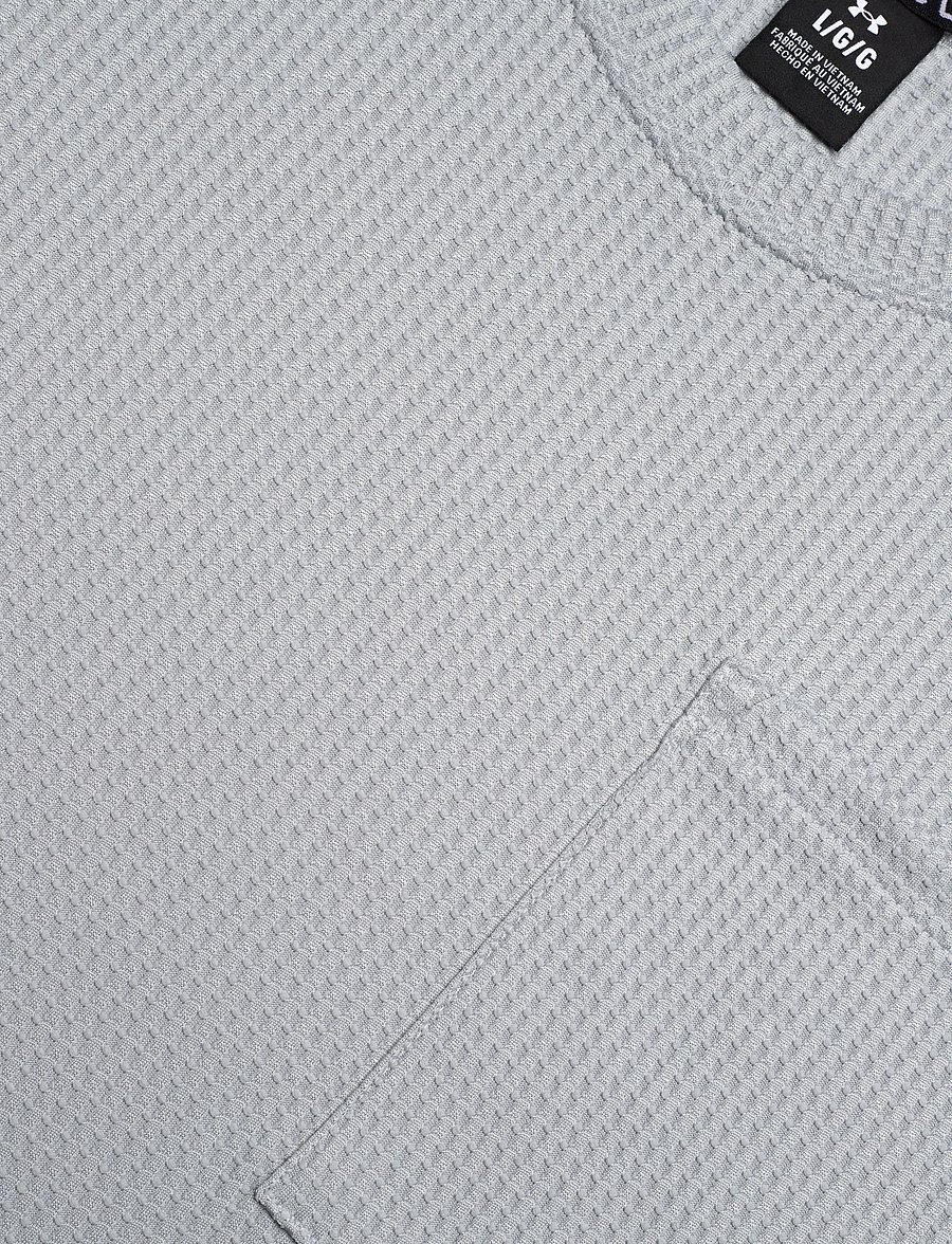 Under Armour - UA Rival Waffle Crew - t-shirts - mod gray - 4