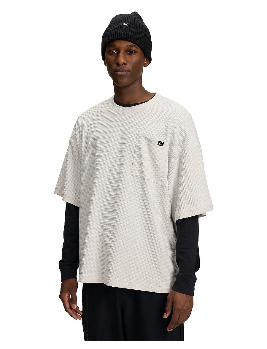 Under Armour - UA Rival Waffle Crew - alussärgid ja t-särgid - summit white - 0