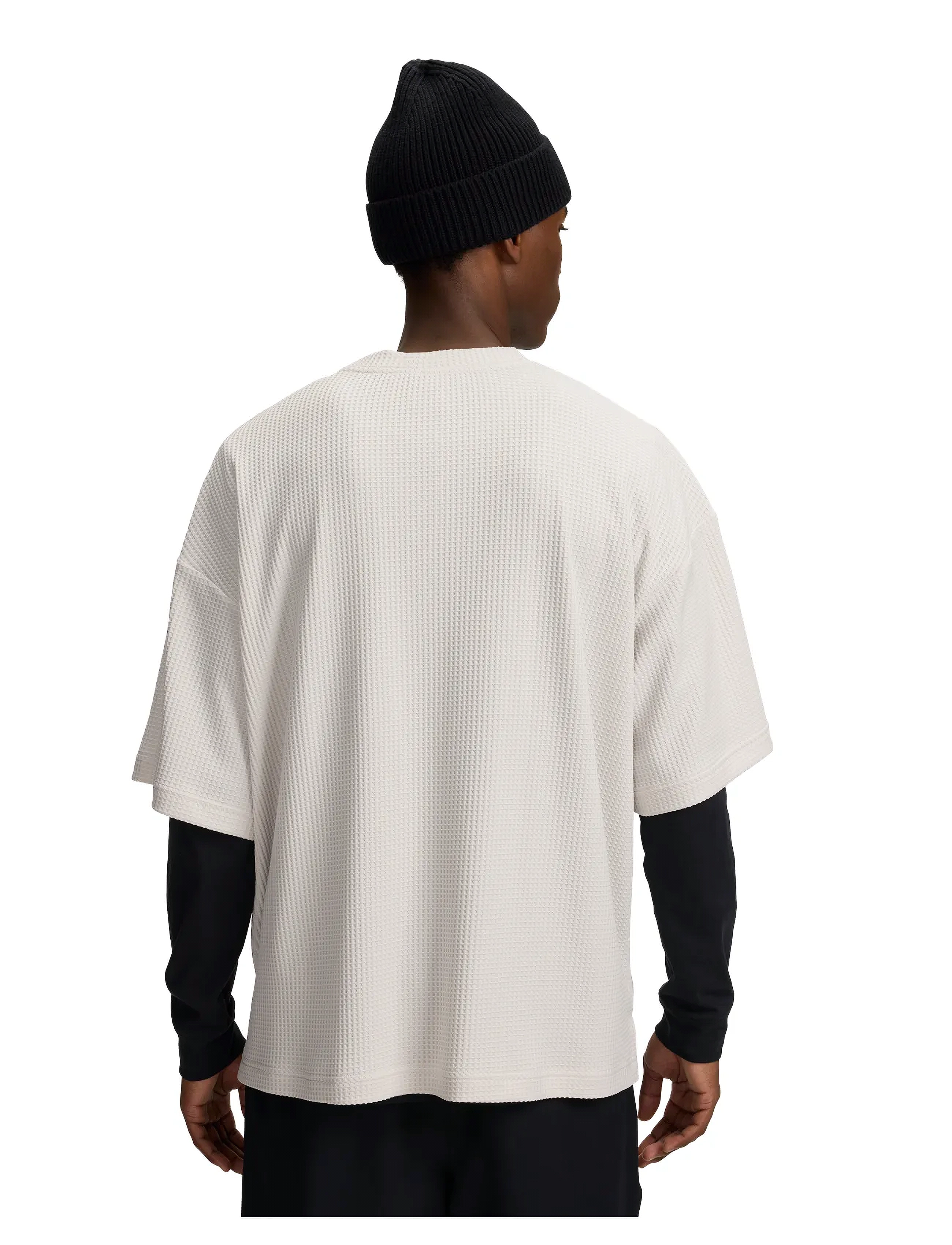 Under Armour - UA Rival Waffle Crew - short-sleeved t-shirts - summit white - 3
