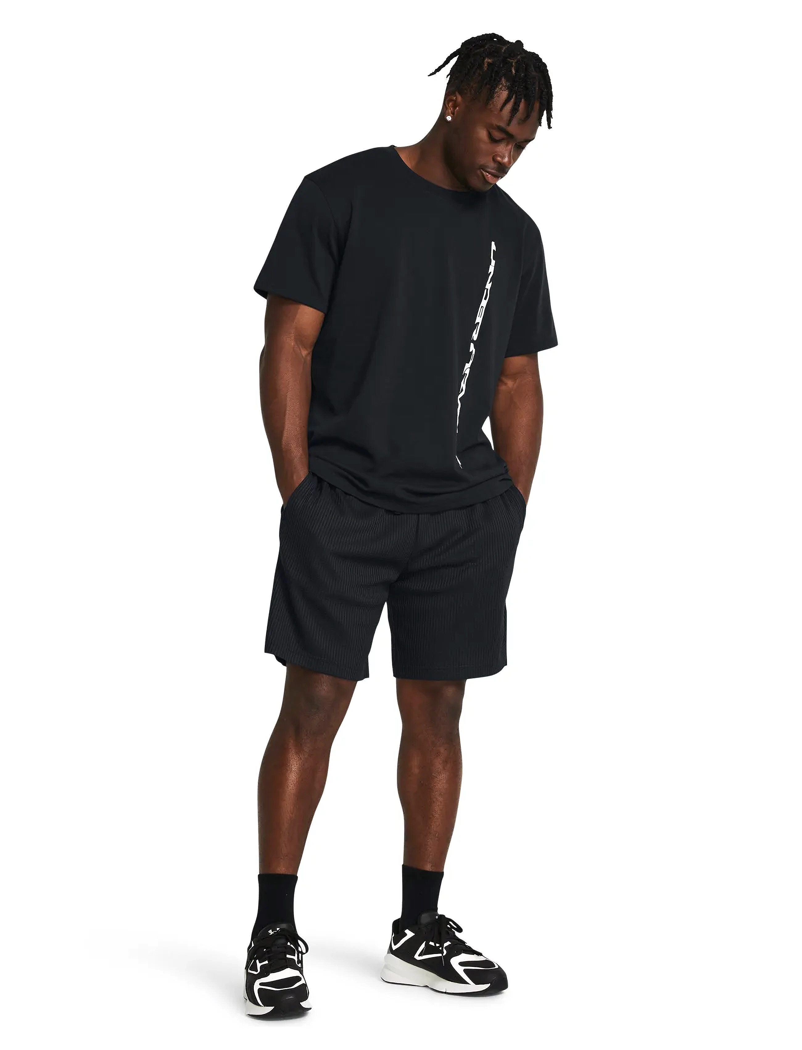 Under Armour - UA Rival Waffle Short - spodenki treningowe - black - 4