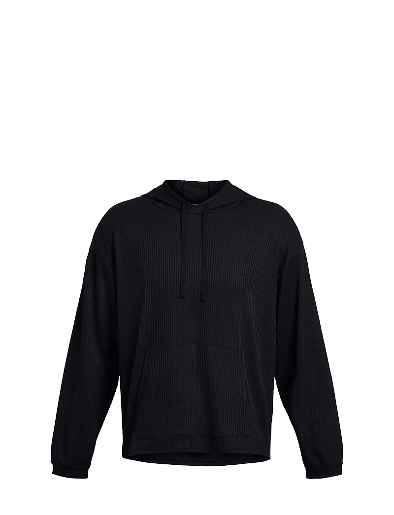 Under Armour - UA Rival Waffle Hoodie - overdele - black - 1