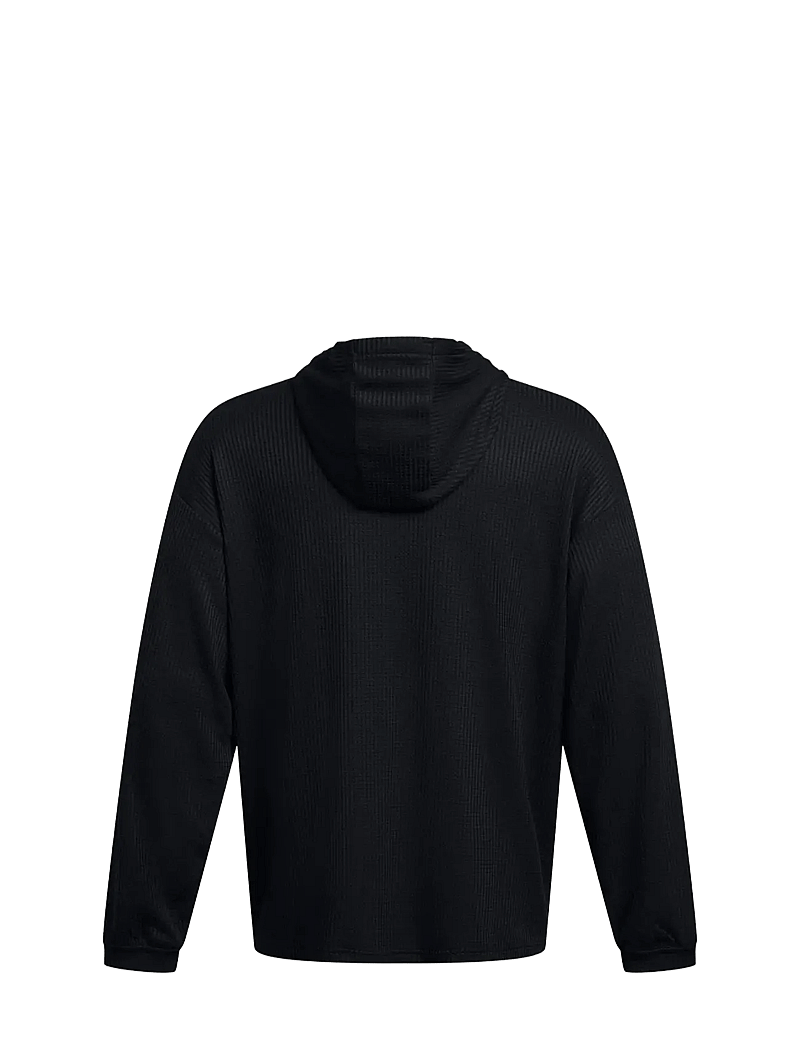 Under Armour - UA Rival Waffle Hoodie - overdele - black - 2