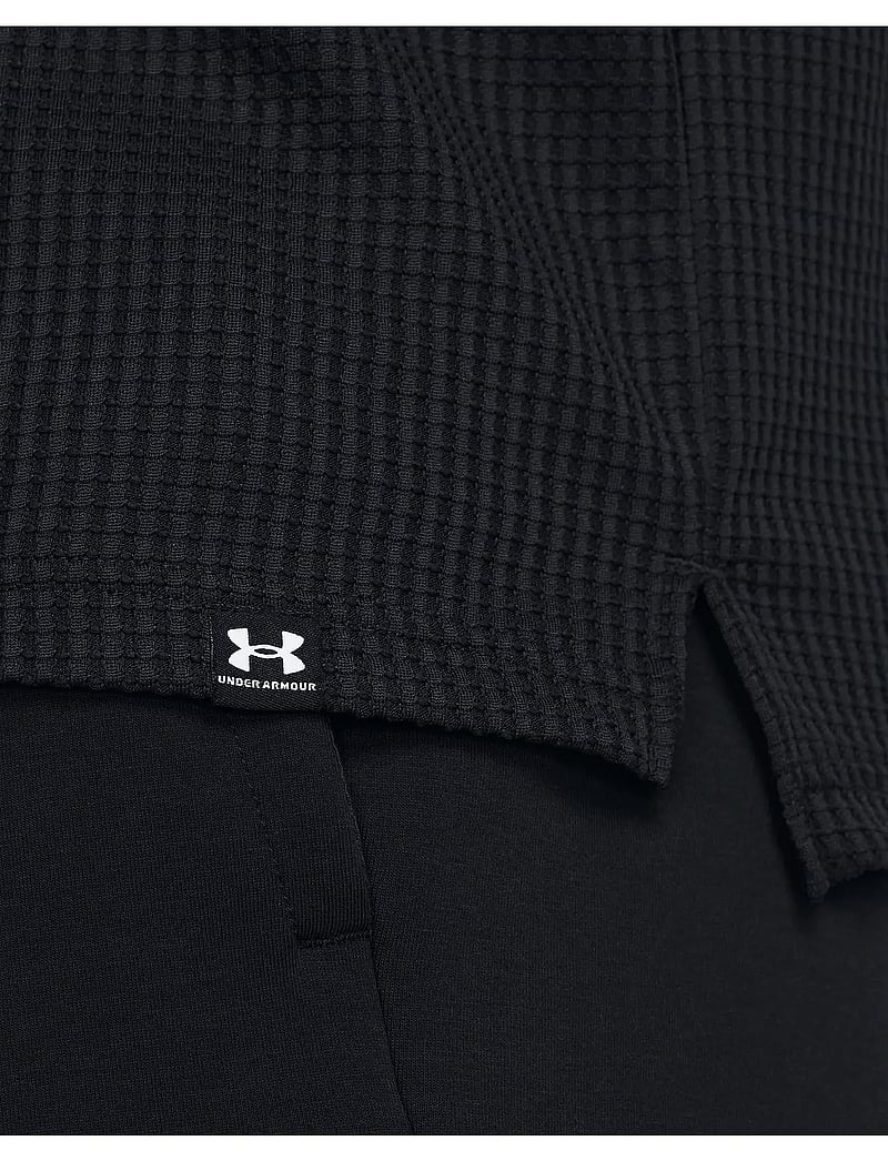 Under Armour - UA Rival Waffle Hoodie - overdele - black - 4