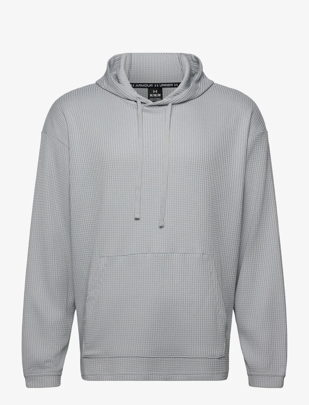 Under Armour - UA Rival Waffle Hoodie - alussärgid - mod gray - 1