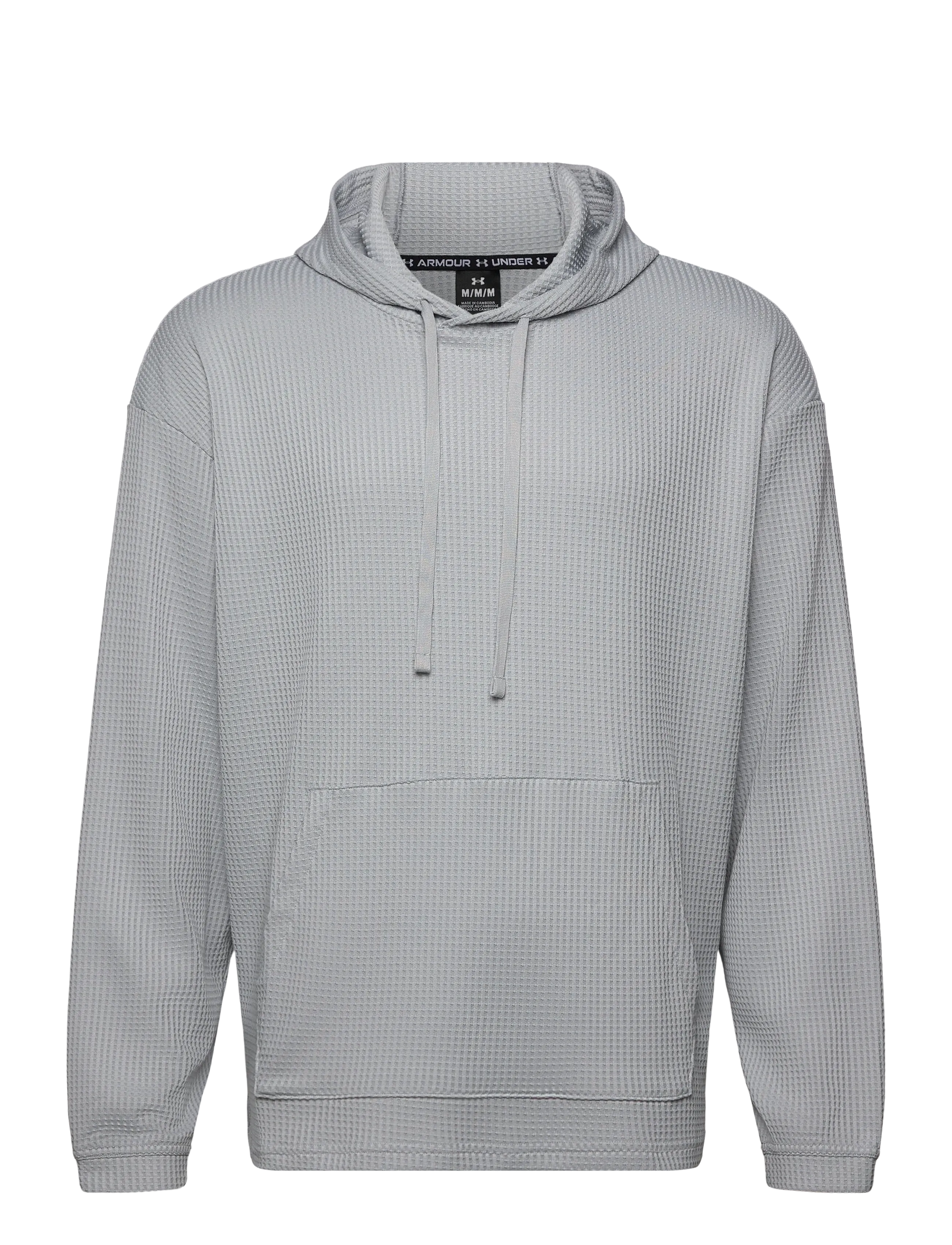 Under Armour UA Rival Waffle Hoodie - Sweatshirts - MOD GRAY / grey