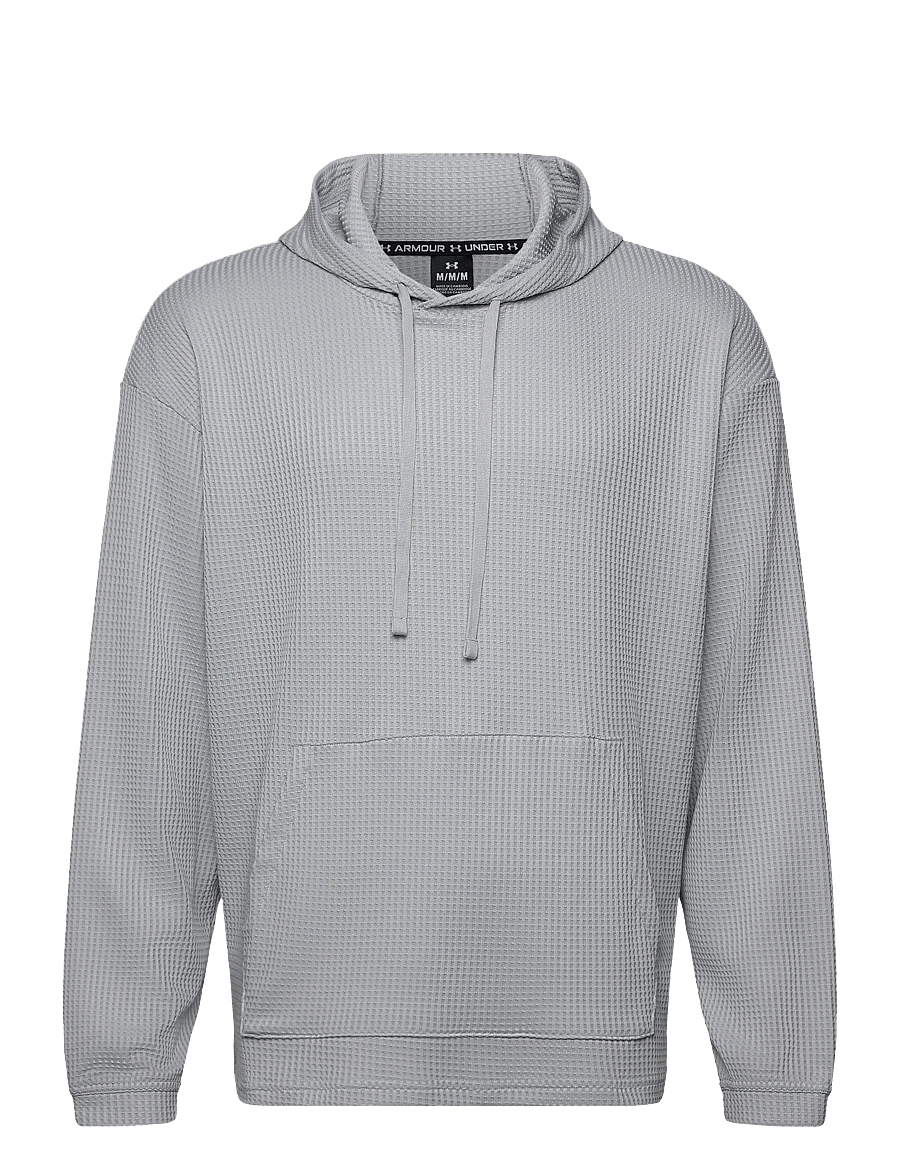 Under Armour - UA Rival Waffle Hoodie - overdele - mod gray - 1