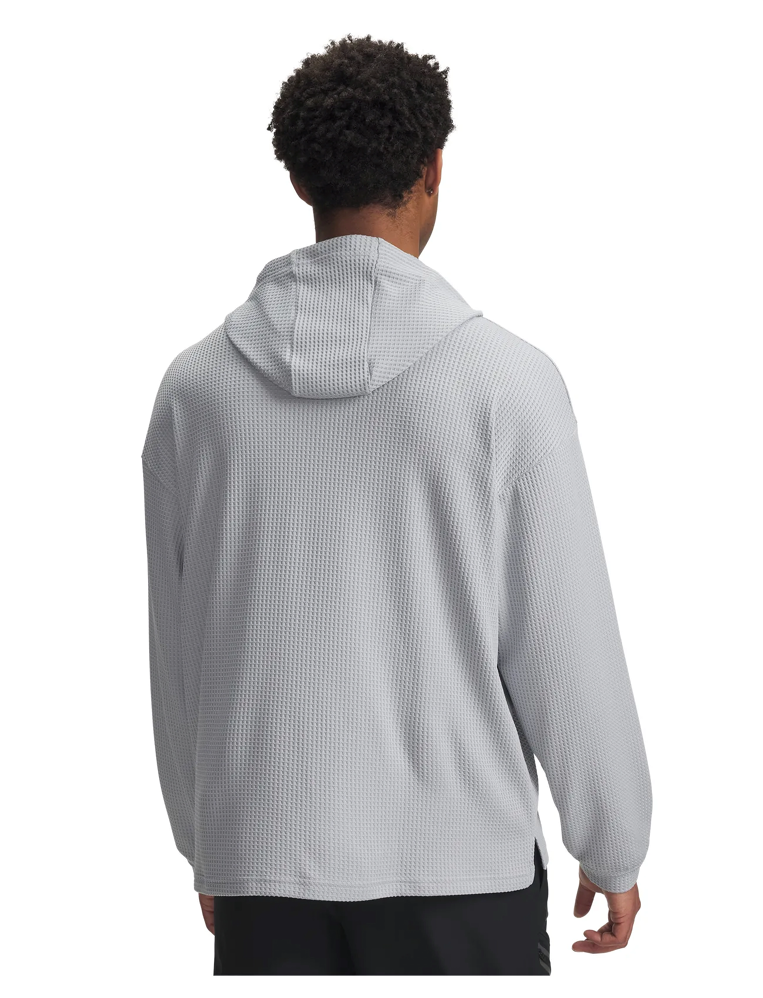 Under Armour - UA Rival Waffle Hoodie - overdele - mod gray - 3