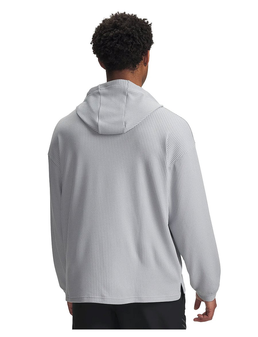 Under Armour - UA Rival Waffle Hoodie - overdele - mod gray - 3