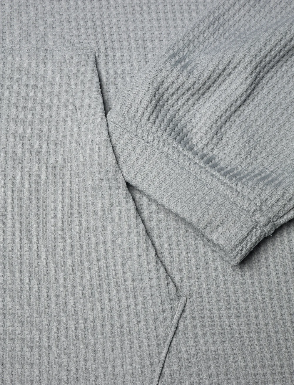 Under Armour - UA Rival Waffle Hoodie - alussärgid - mod gray - 5