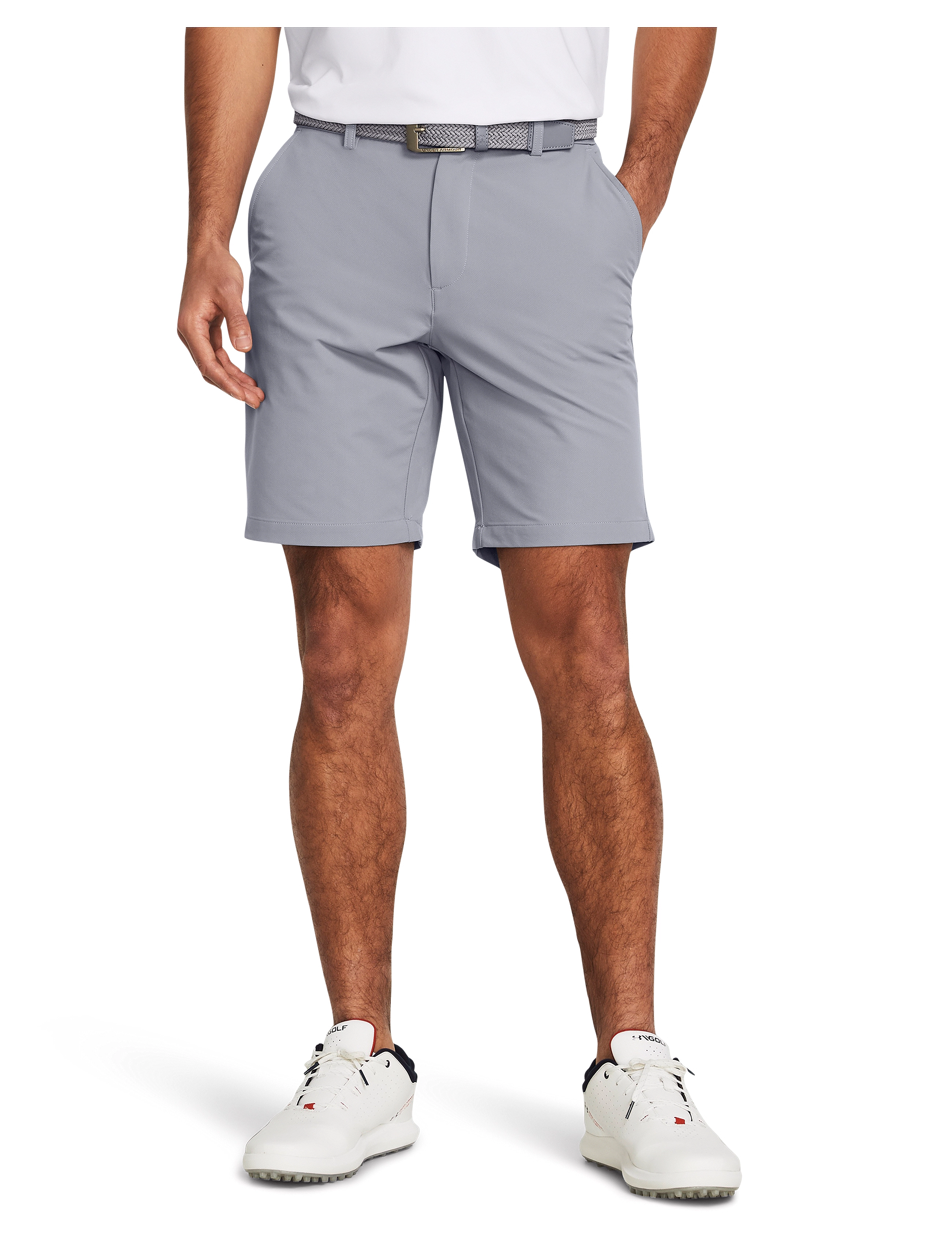 Under Armour Ua Matchplay Tapered Short, 38, Grey, Shorts > Sportsshorts, Herre