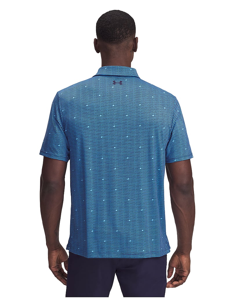 Under Armour - UA Plyoff 3.0 Prntd Polo LB - ether blue - 3