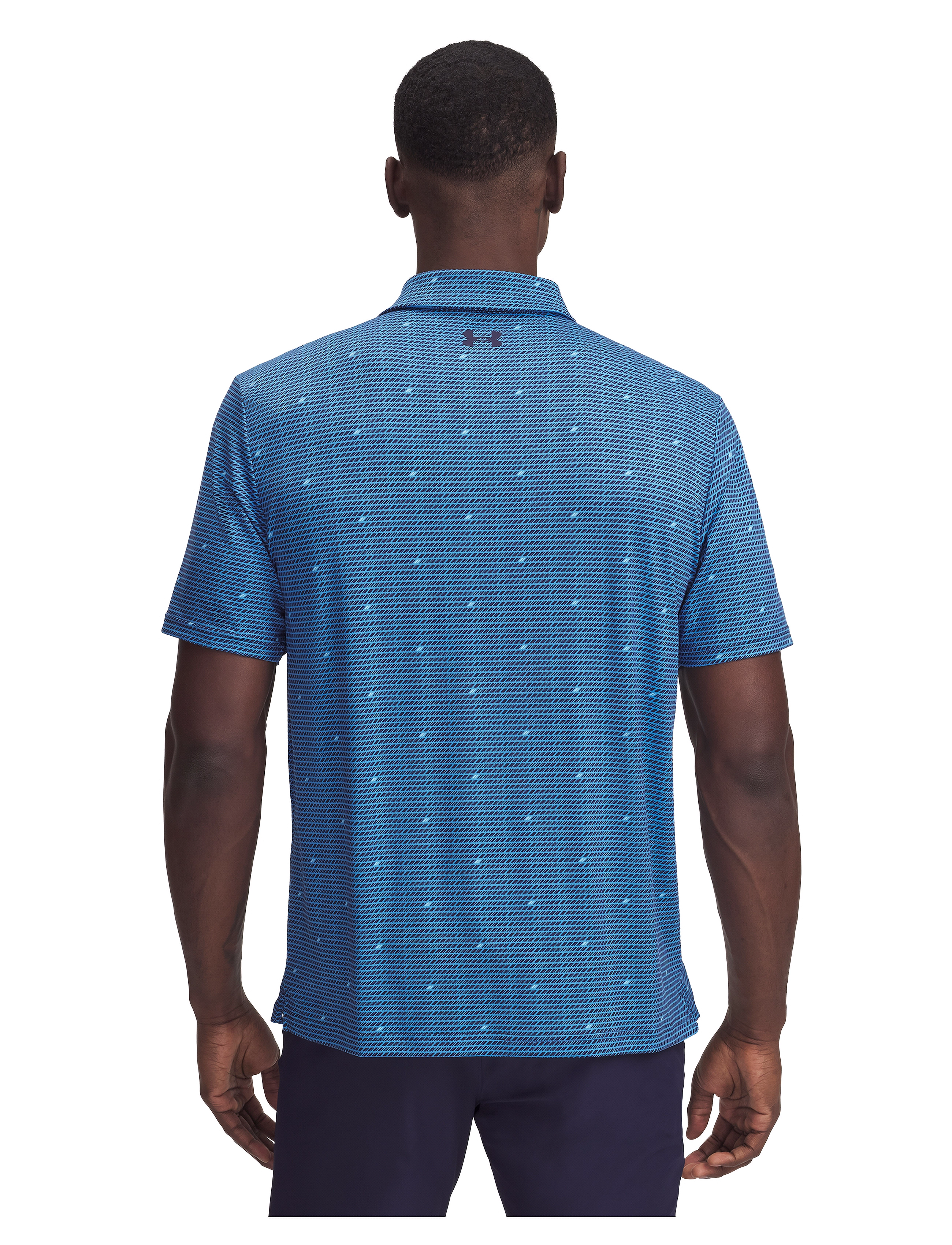 Under Armour - UA Plyoff 3.0 Prntd Polo LB - ether blue - 3