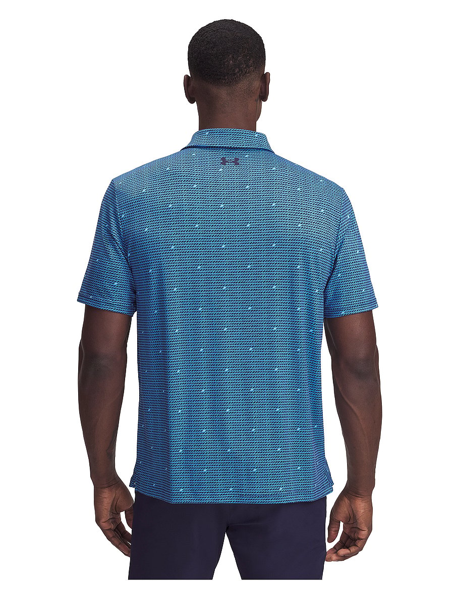 Under Armour - UA Plyoff 3.0 Prntd Polo LB - ether blue - 3