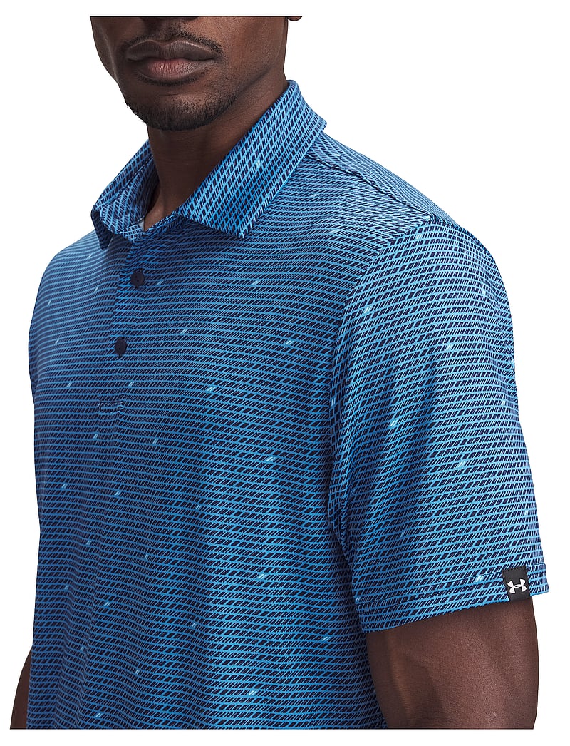 Under Armour - UA Plyoff 3.0 Prntd Polo LB - ether blue - 4