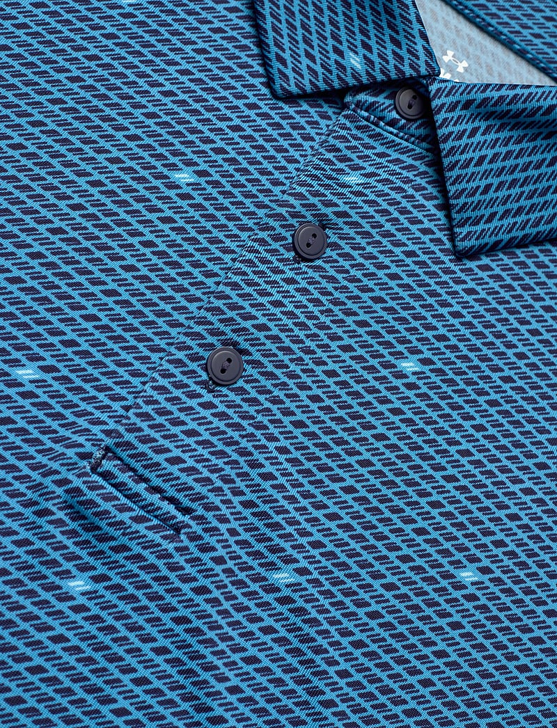 Under Armour - UA Plyoff 3.0 Prntd Polo LB - ether blue - 5