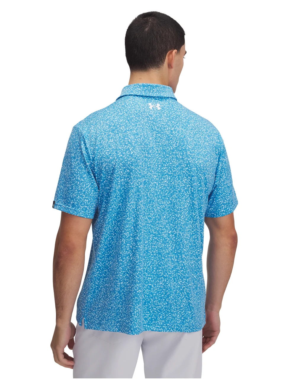 Under Armour - UA Plyoff 3.0 Prntd Polo LB - palaidinės ir marškinėliai - ether blue - 3