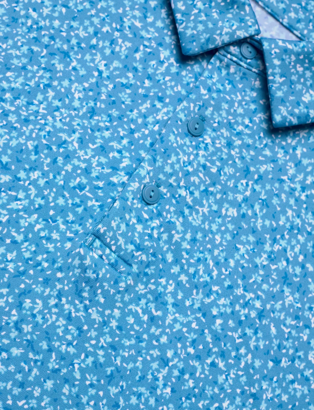 Under Armour - UA Plyoff 3.0 Prntd Polo LB - palaidinės ir marškinėliai - ether blue - 5