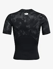 Under Armour - UA HG Armour Printed SS - tops & t-shirts - black - 1