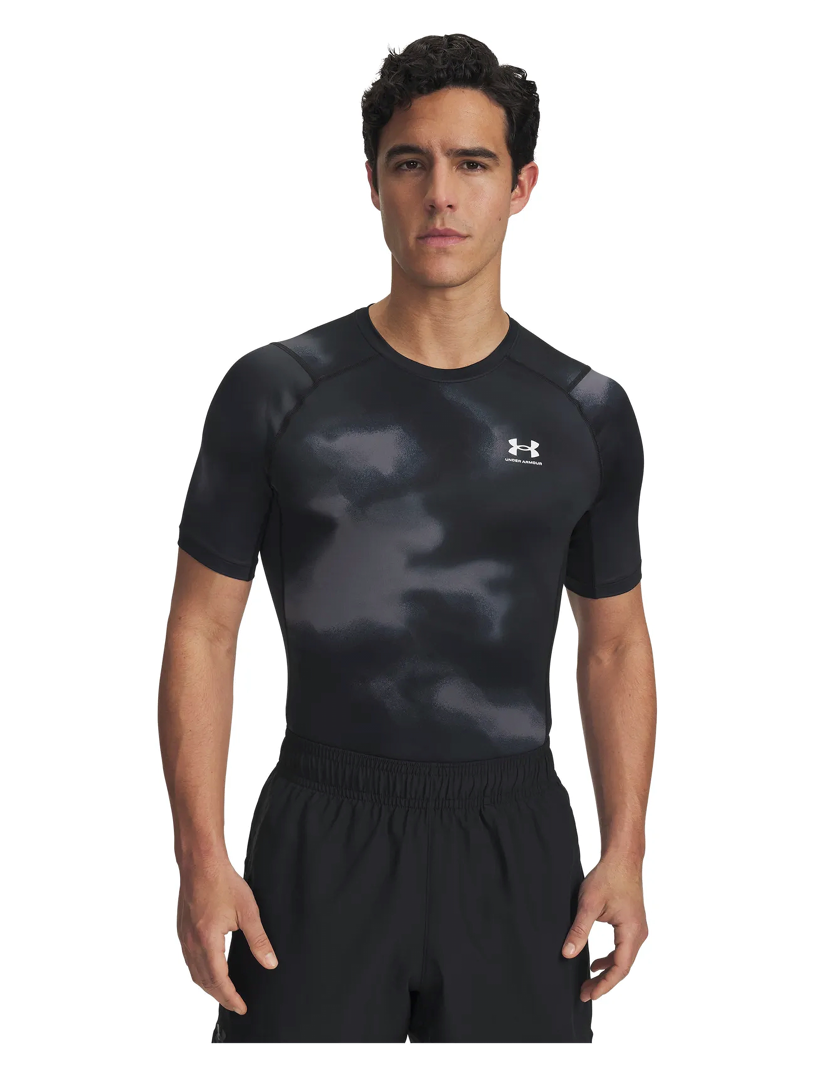 Under Armour - UA HG Armour Printed SS - black - 0