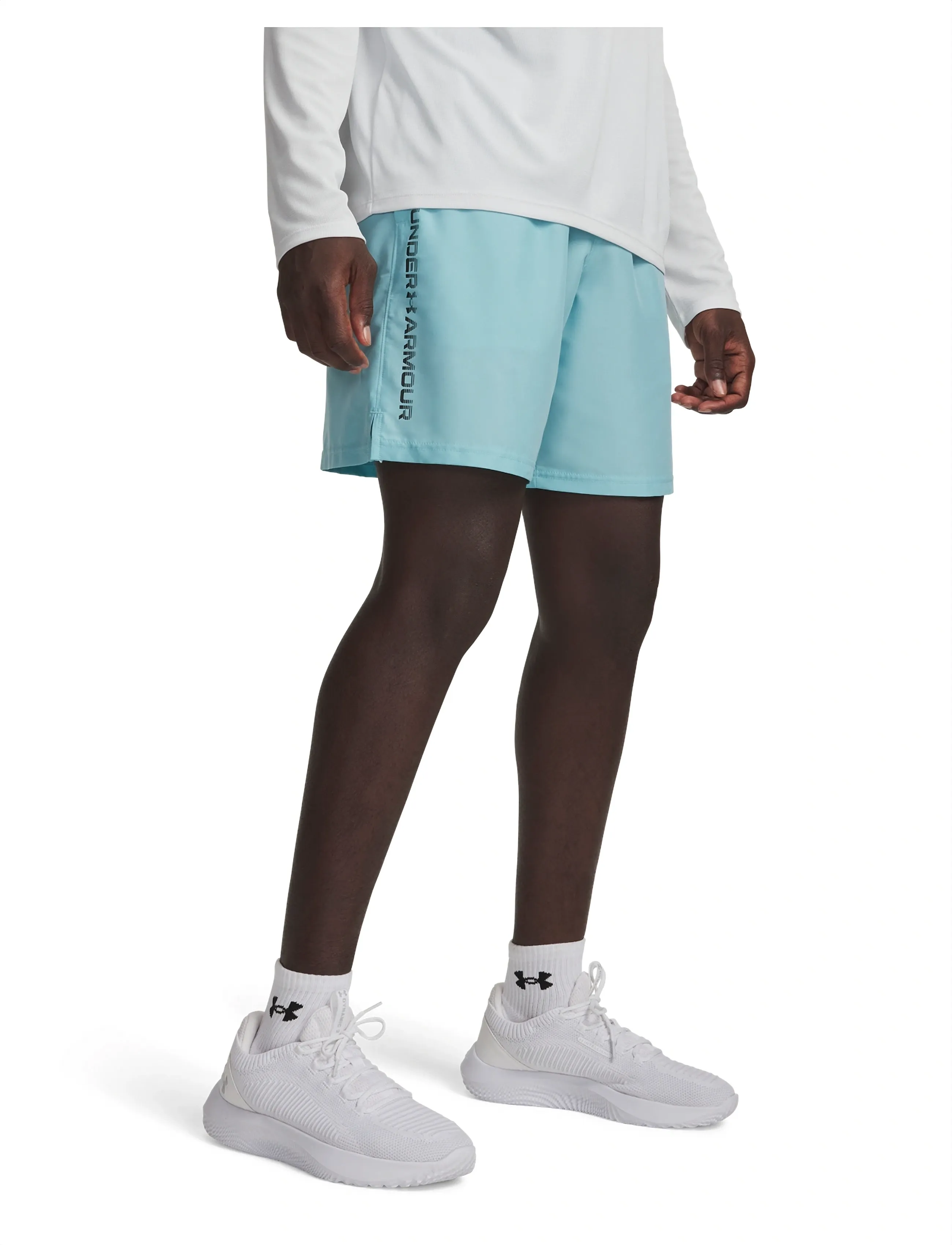 Under Armour Ua Tech Woven Wordmark Short, Træningsshorts, Blå, Str: M