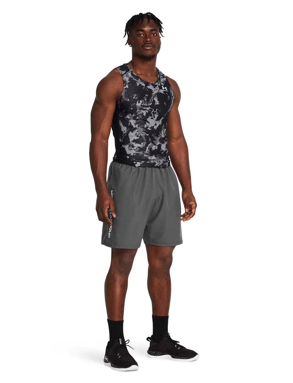 Under Armour - UA Tech Woven Wordmark Short - trainingsshorts - castlerock - 4