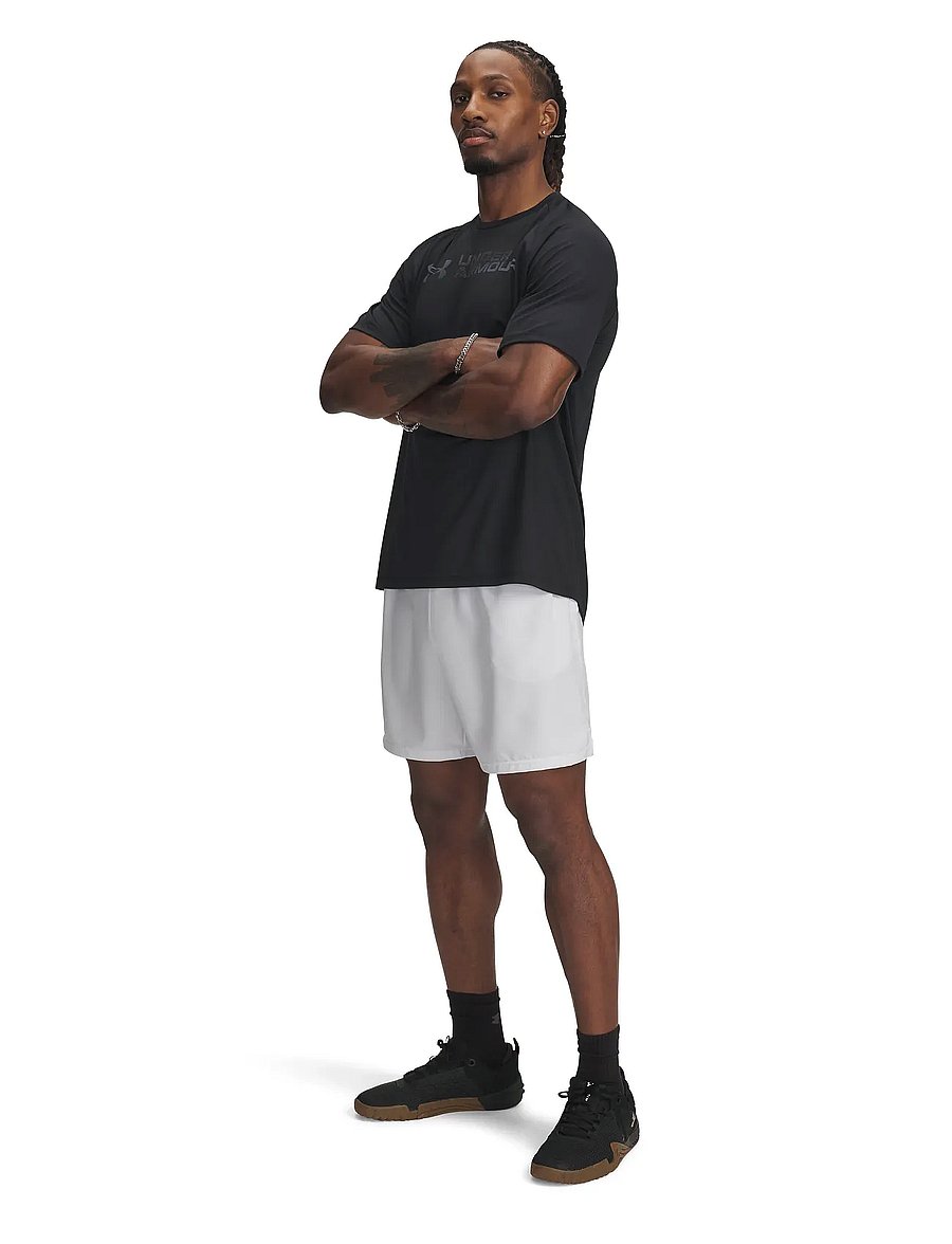 Under Armour - UA Tech Woven Wordmark Short - lühikesed treeningpüksid - distant gray - 5
