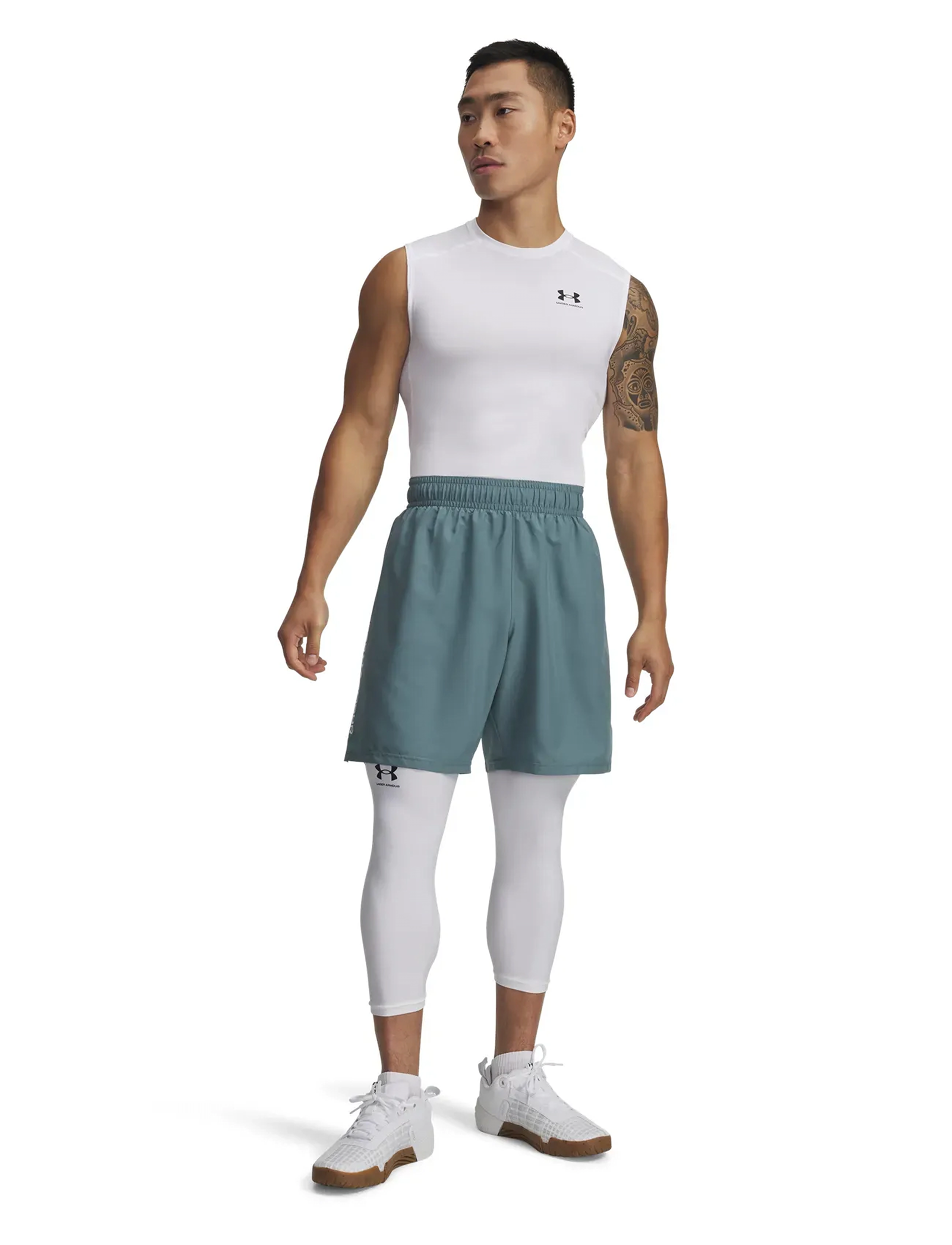 Under Armour - UA Tech Woven Wordmark Short - træningsshorts - jasper blue - 5