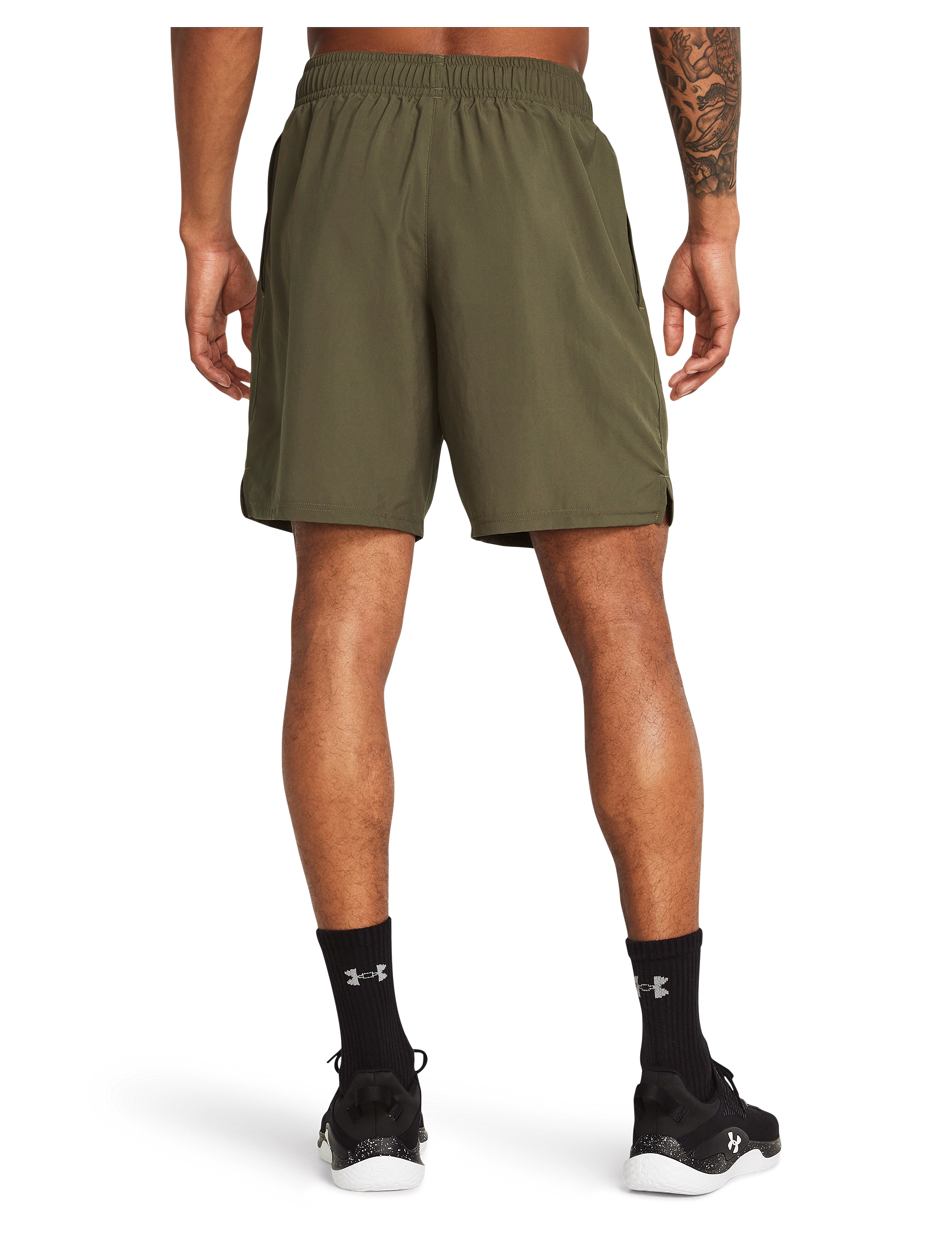 Under Armour - UA Tech Woven Wordmark Short - trainingsshorts - marine od green - 3