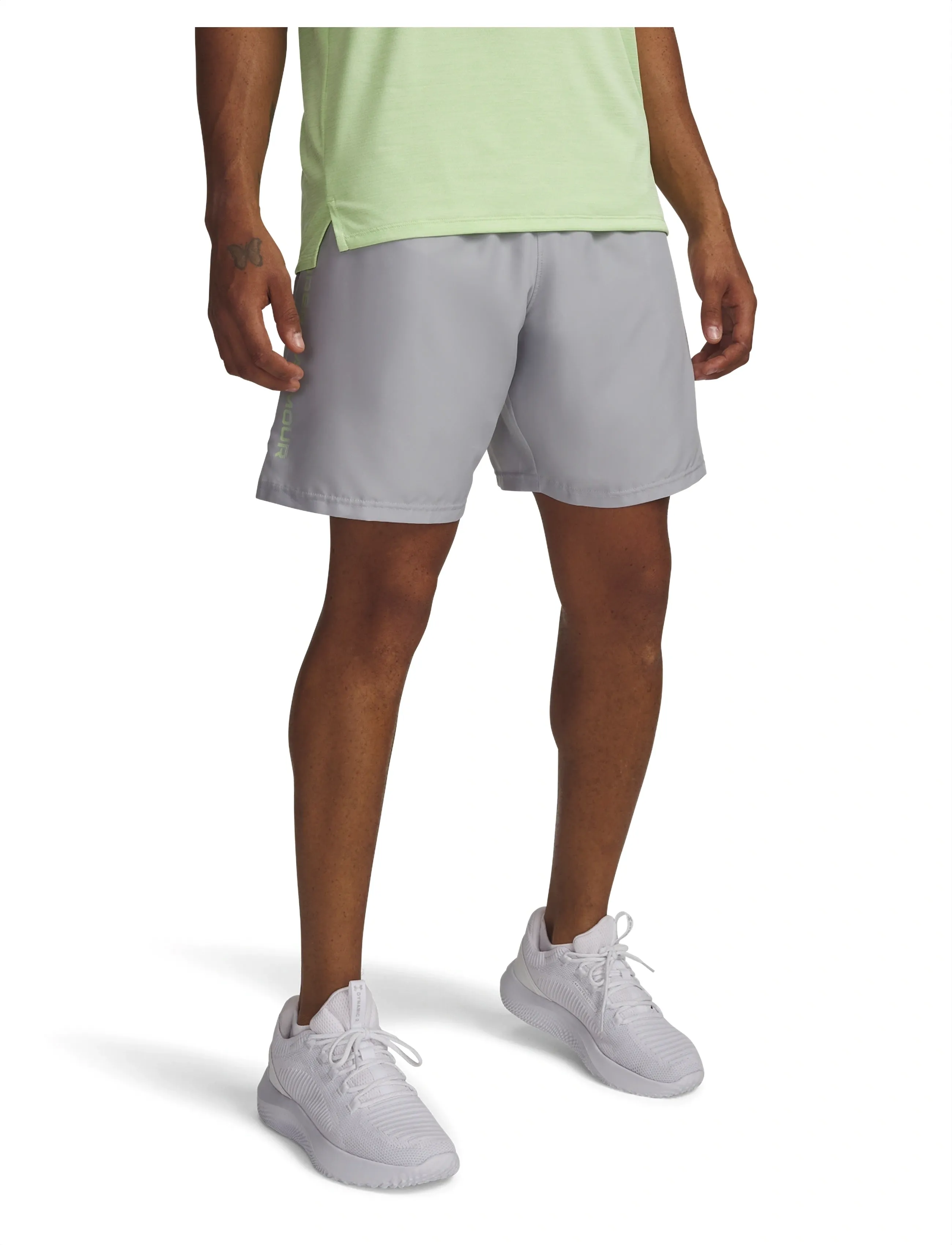 Under Armour Ua Tech Woven Wordmark Short, Mænd, Træningsshorts, Grå, Str: XS