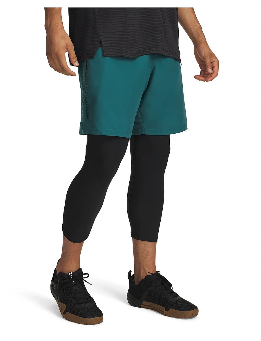 Under Armour - UA Tech Woven Wordmark Short - lühikesed treeningpüksid - rack green - 0