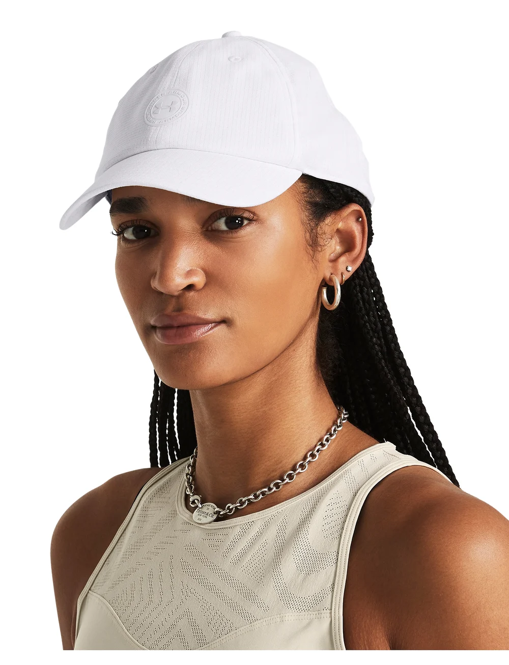 Under Armour - W Iso-chill Armourvent Adj - hatte & kasketter - white - 0